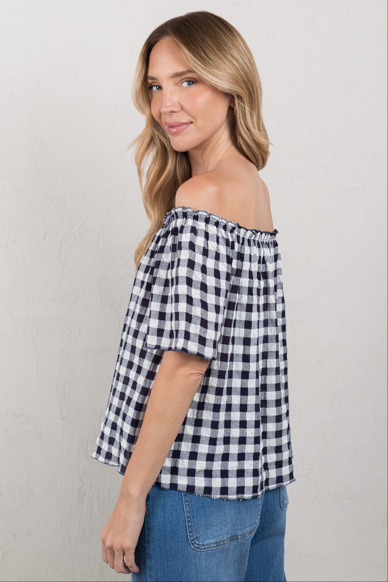 CAMISA ALMA // CUADROS NAVY