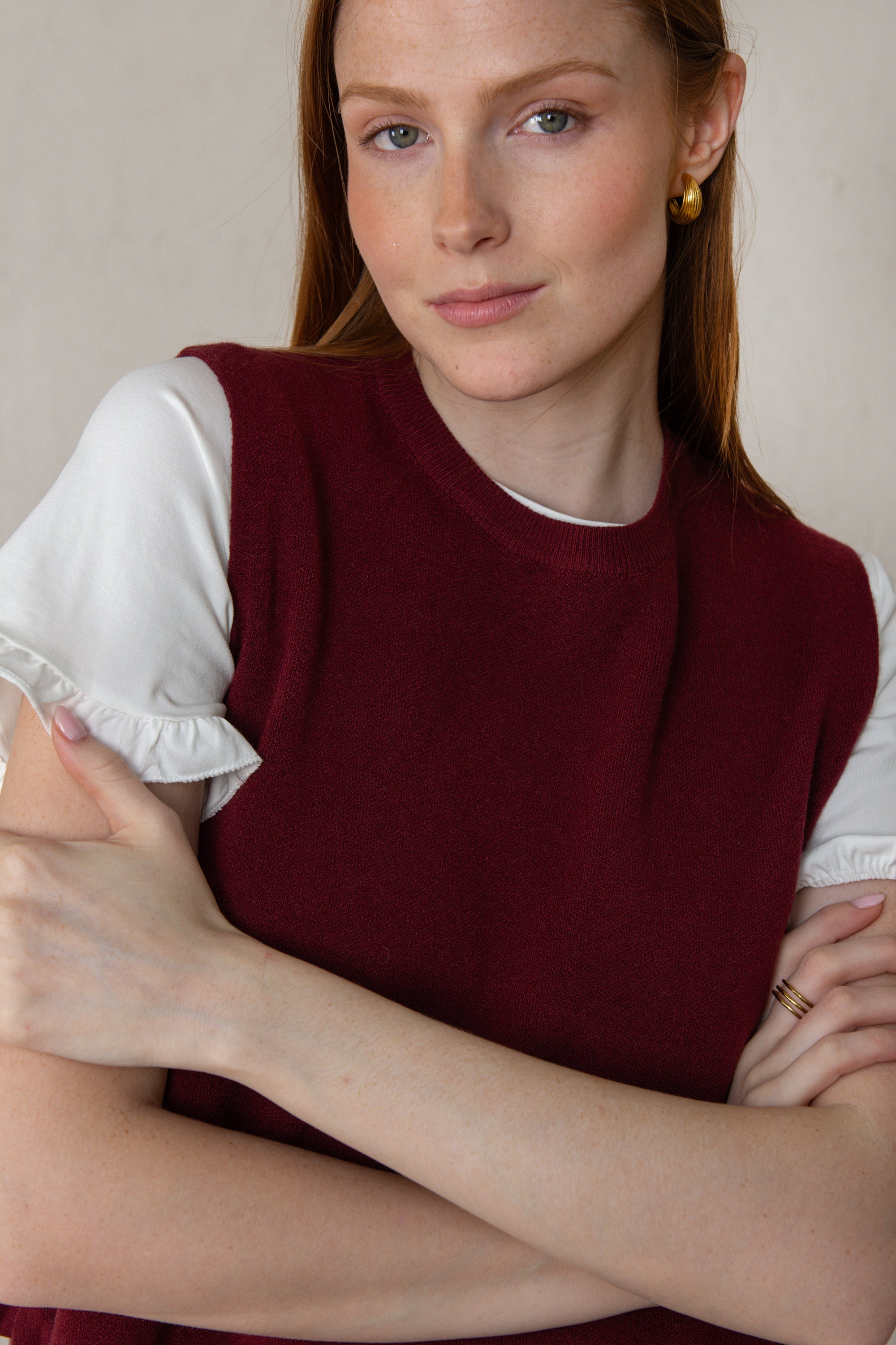 CHALECO JULIETA // GRANATE