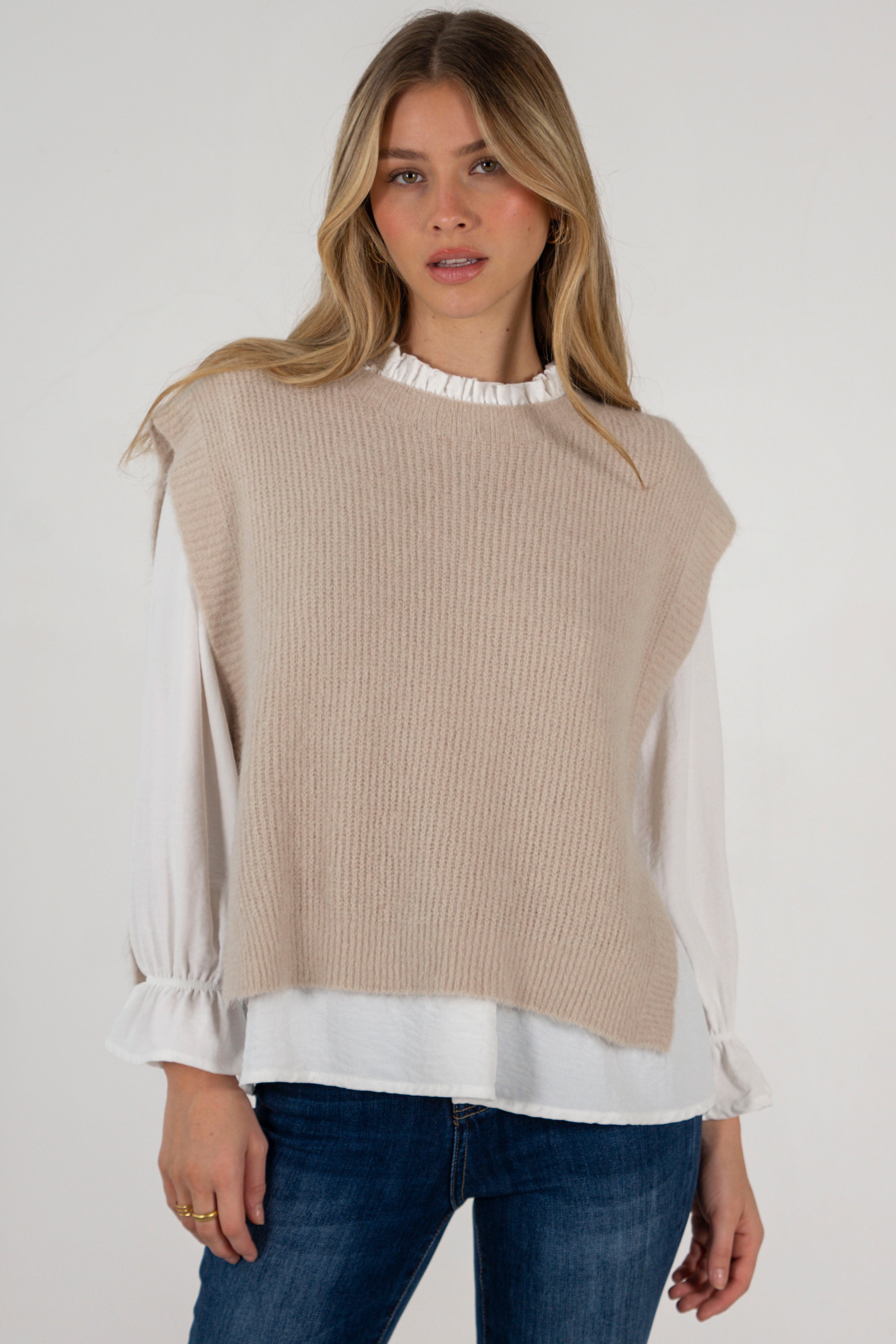 CHALECO ELI // BEIGE