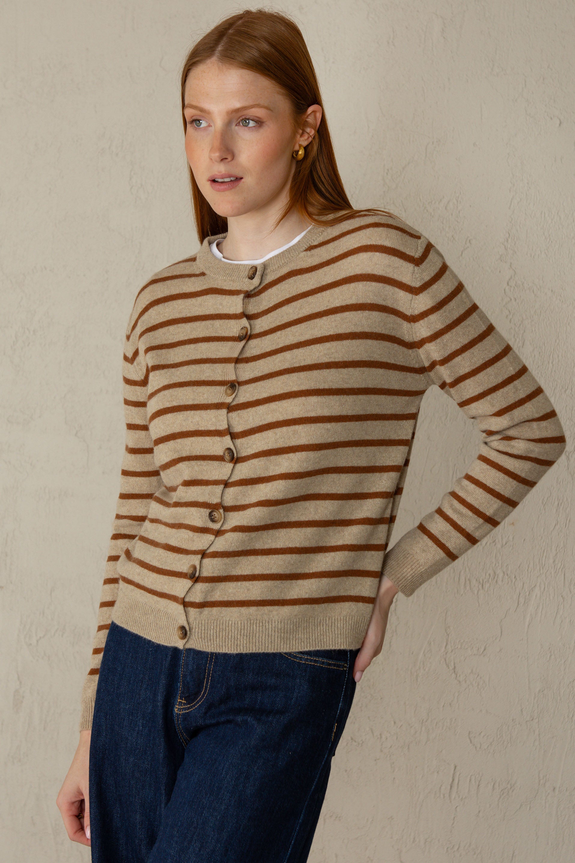 MACARENA JACKET // TERRACOTTA STRIPES