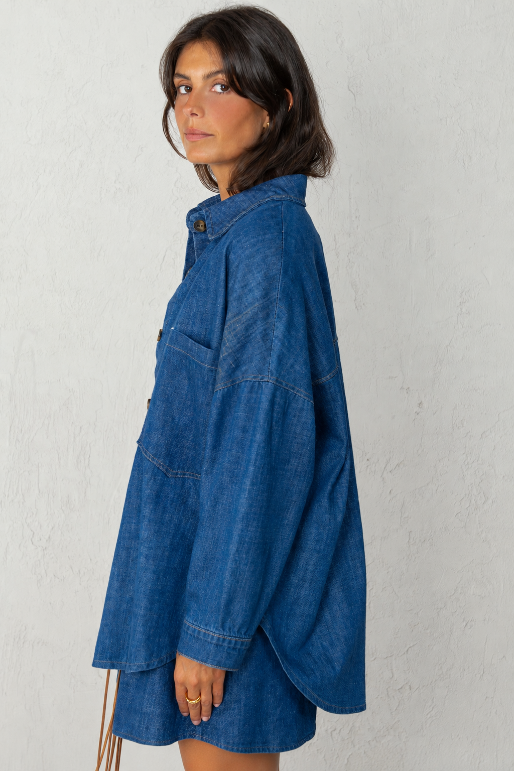CHAQUETA CELIA // DENIM MEDIO