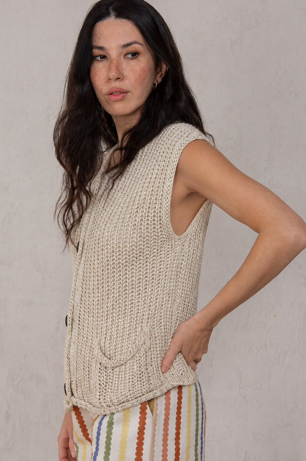 CHALECO LOLA // BEIGE