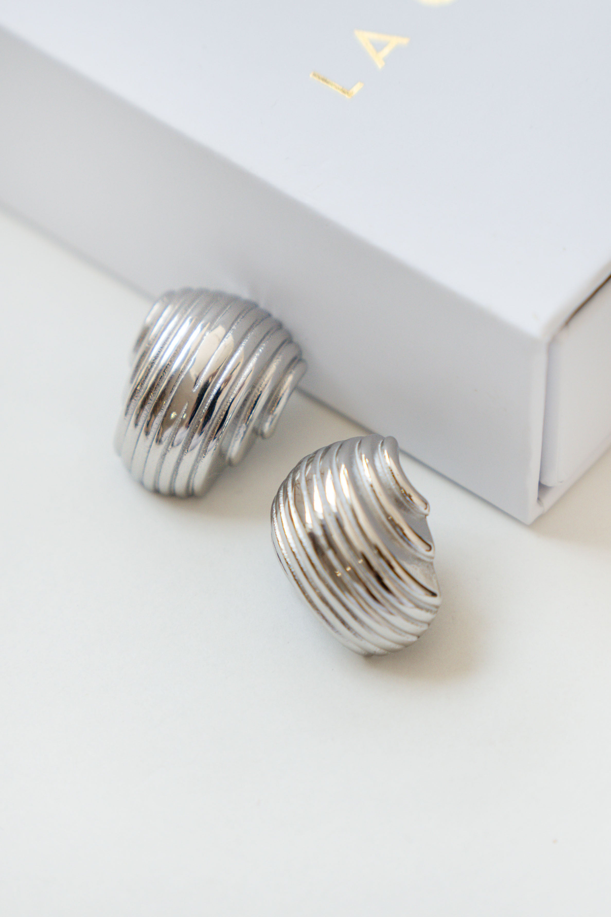 GALLETS EARRINGS // SILVER