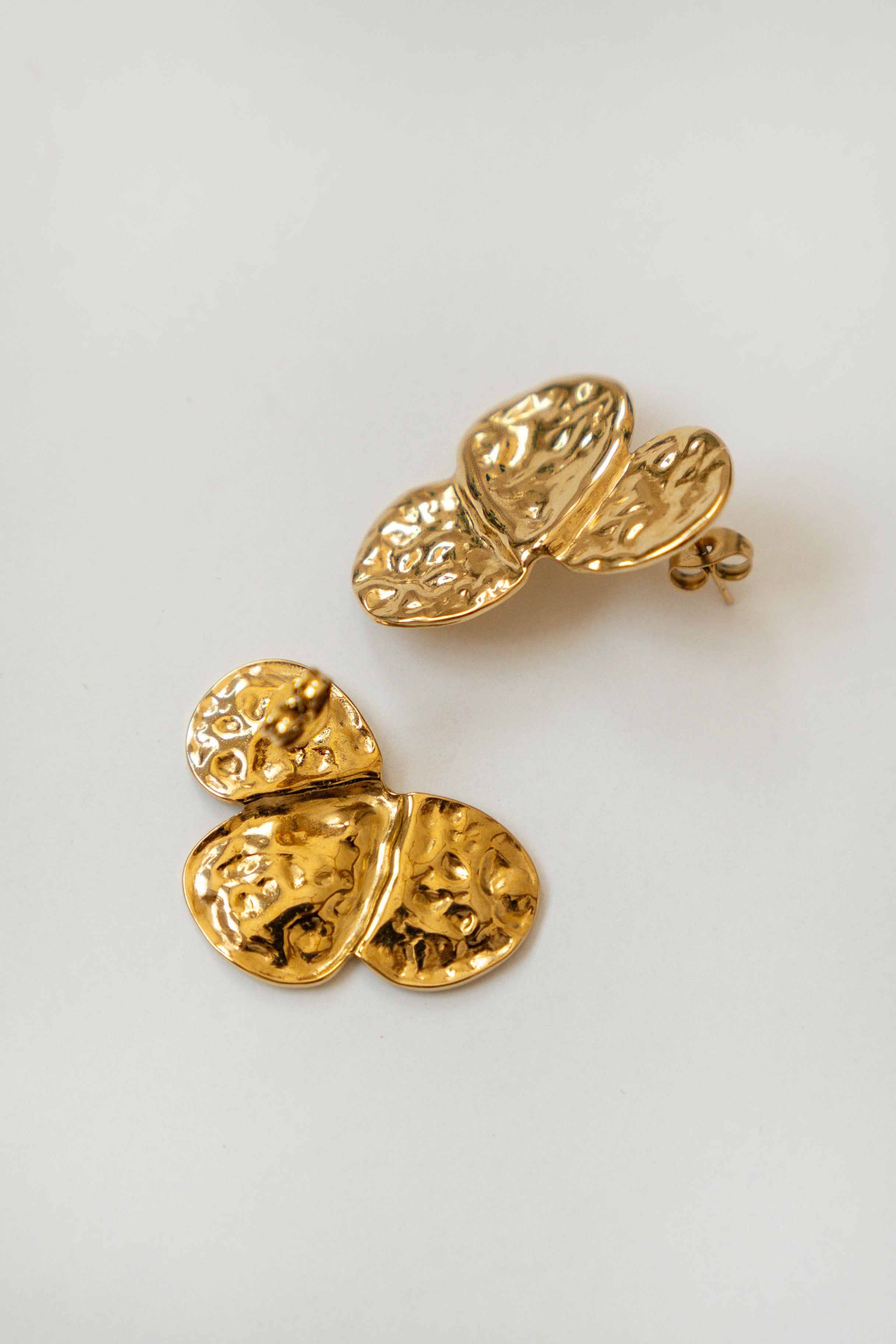 PETAL EARRINGS // GOLD