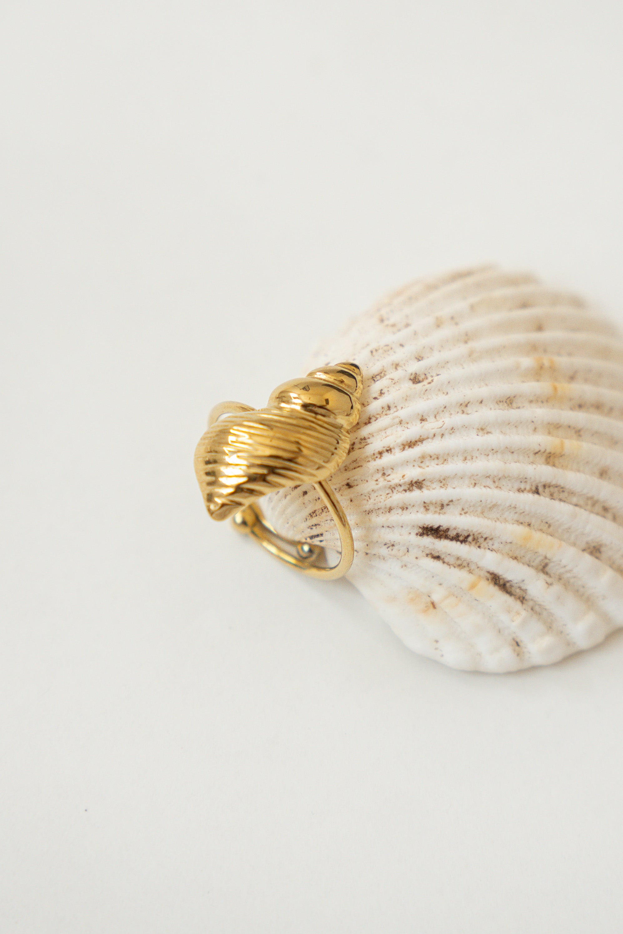 SPIRAL SHELL RING