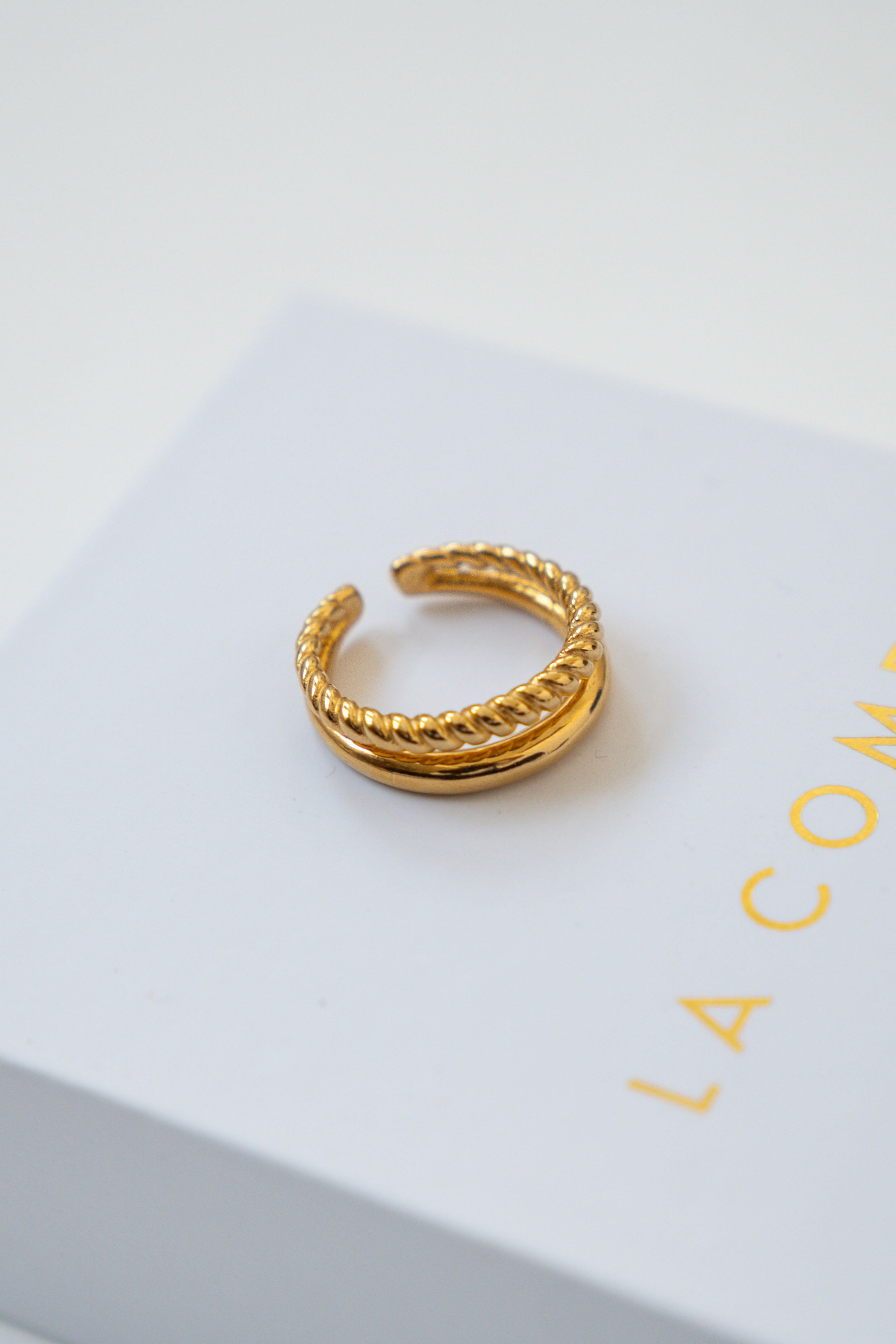 DOUBLE RING SMOOTH AND BOLD ROPE