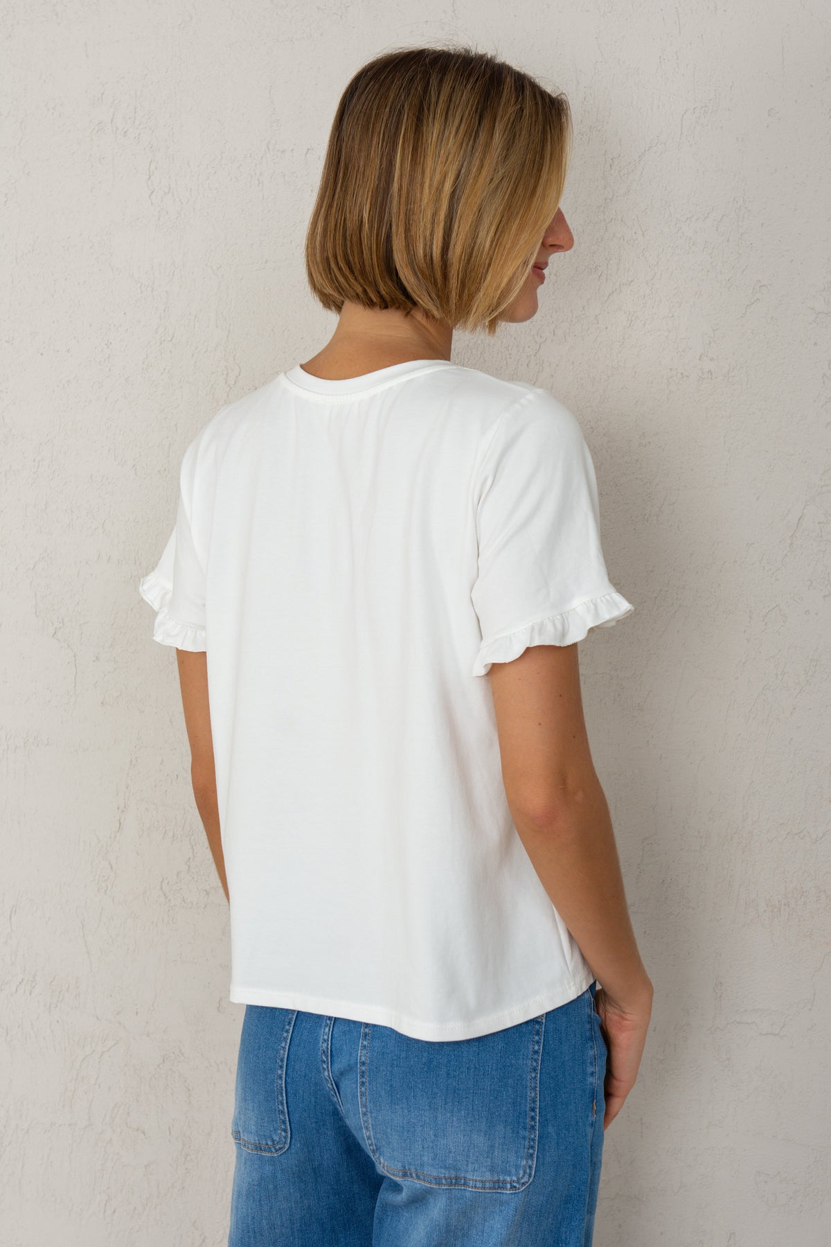 CAMISETA VALENTINA // BLANCO
