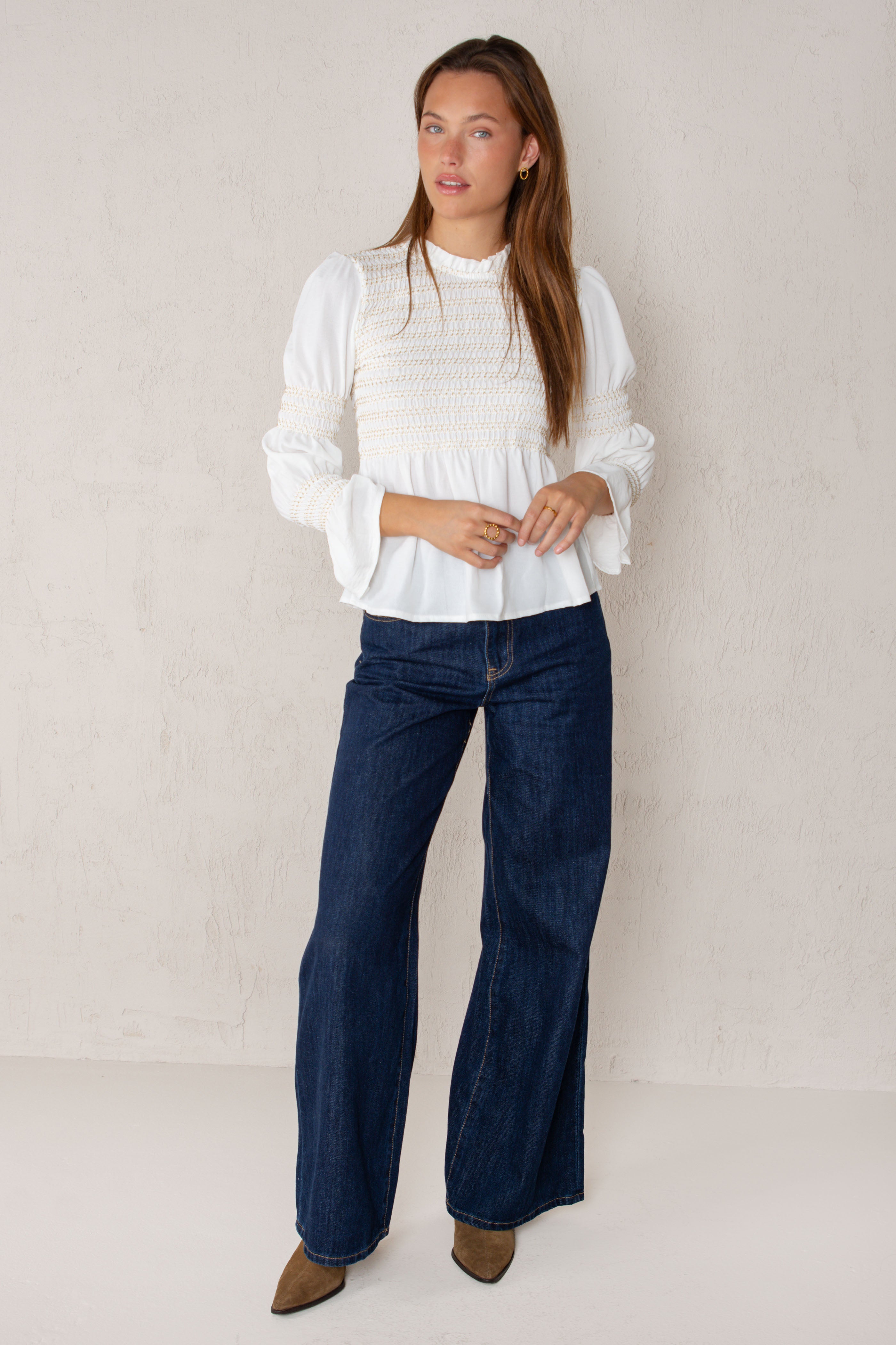 CAMISA LEONOR // BLANCO