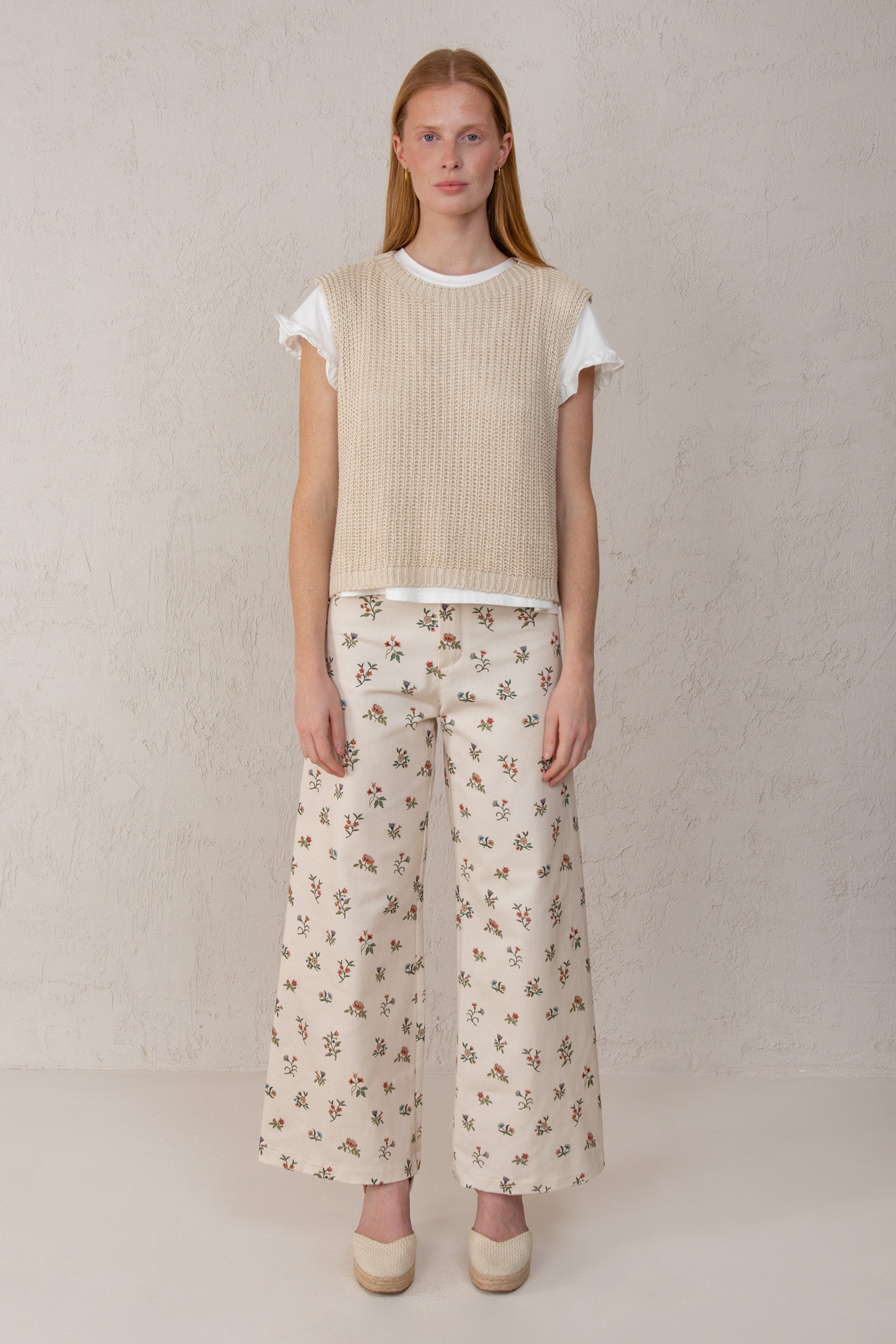 PANTALÓN PAULA // FLORES SILVESTRES