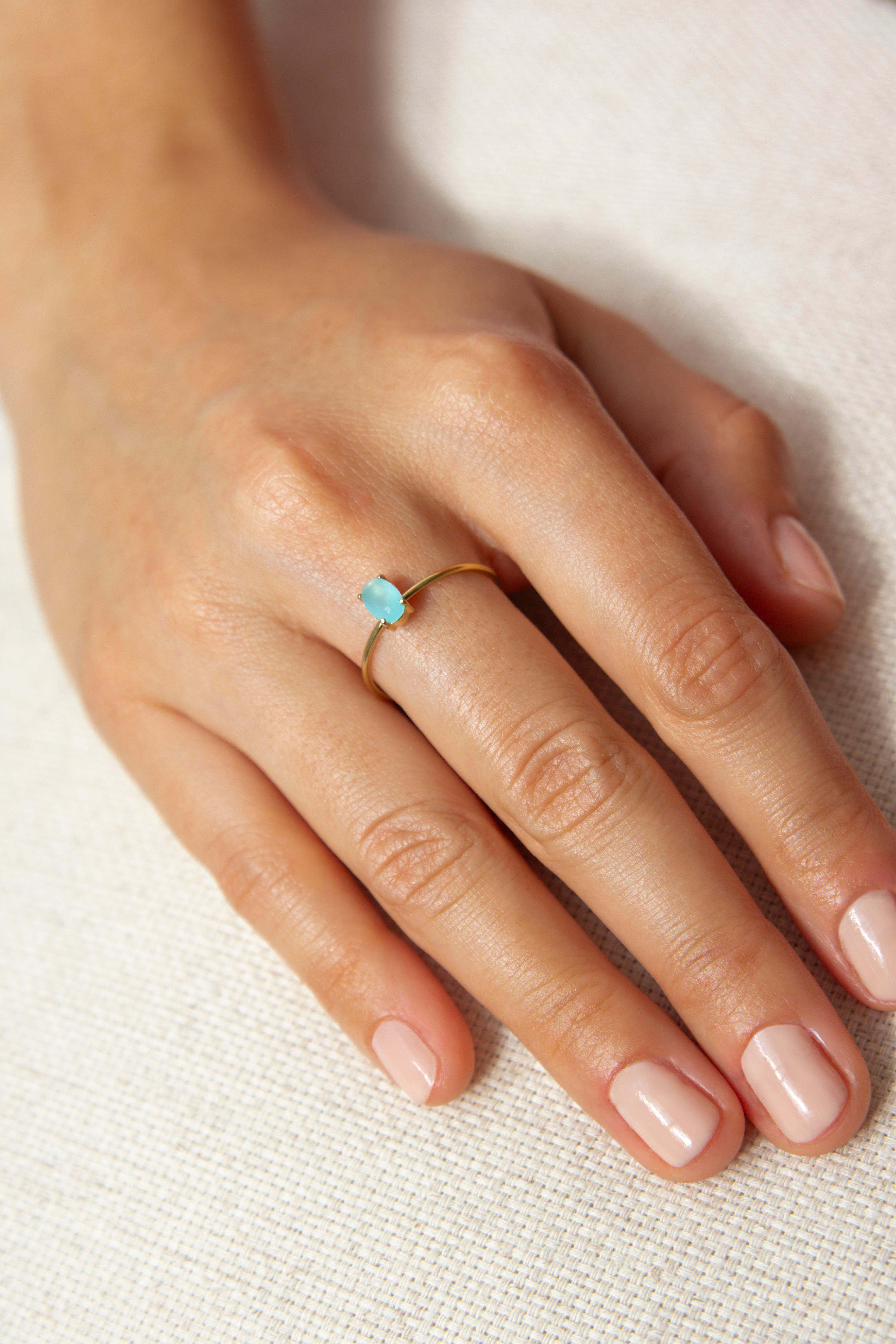 ANILLO PIEDRA // AGUAMARINA