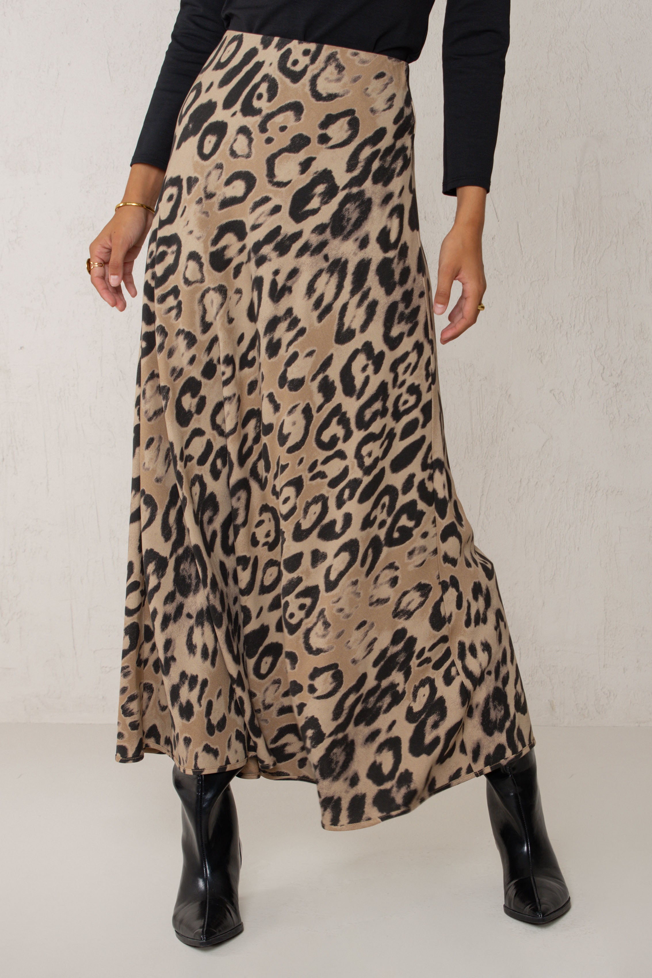 SIENA CAMEL PRINT SKIRT
