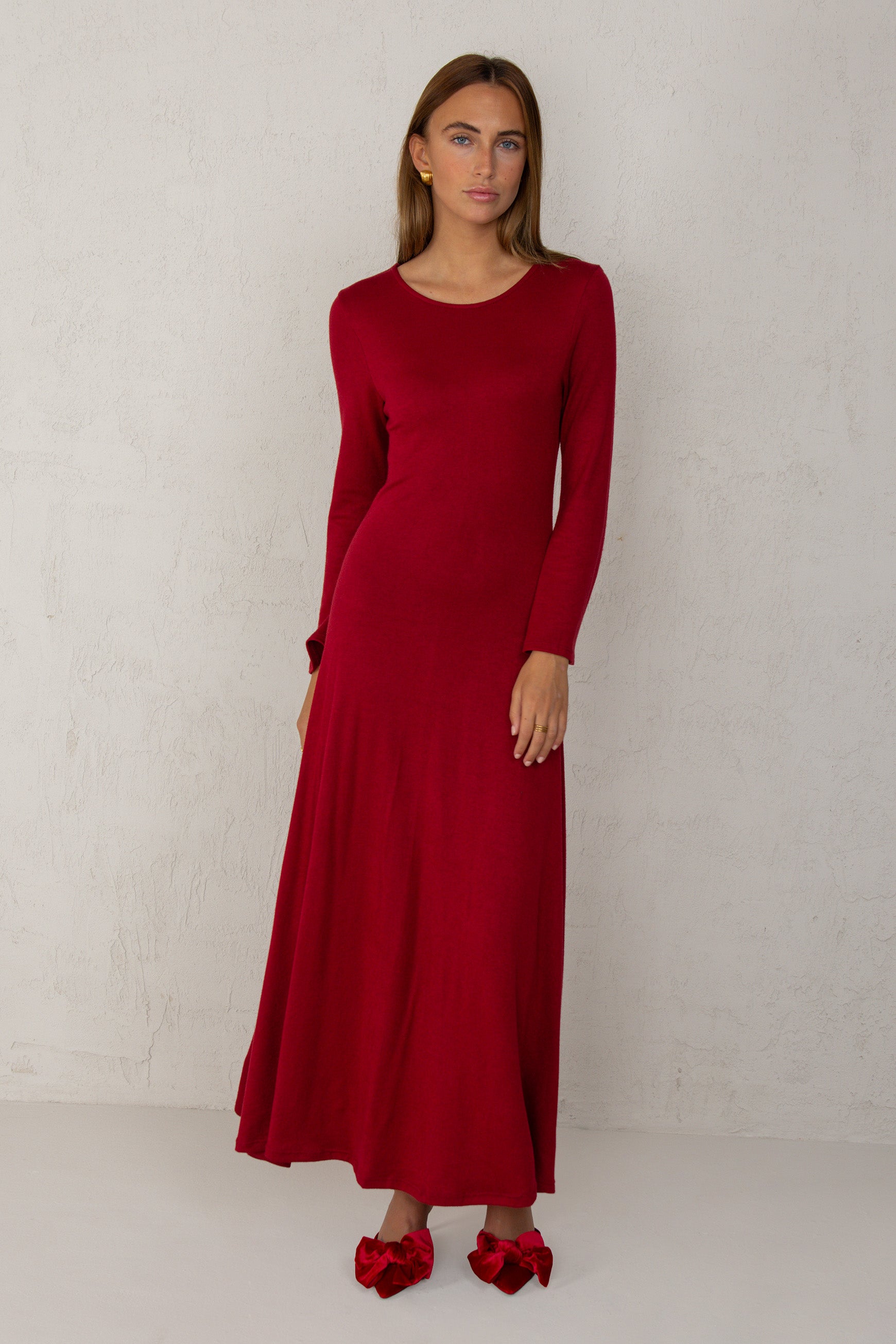 VESTIDO ISABELLA // GRANATE