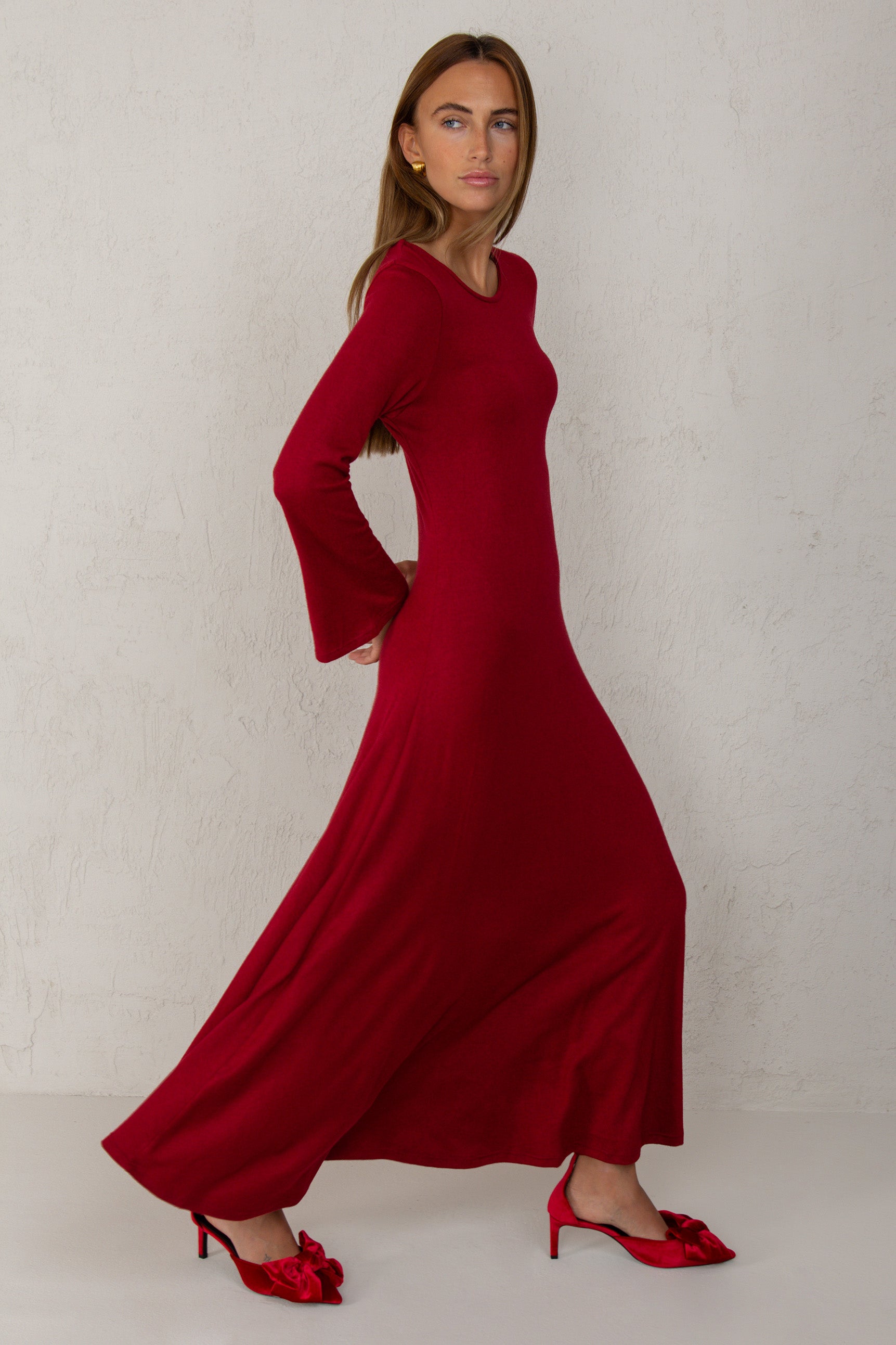 VESTIDO ISABELLA // GRANATE