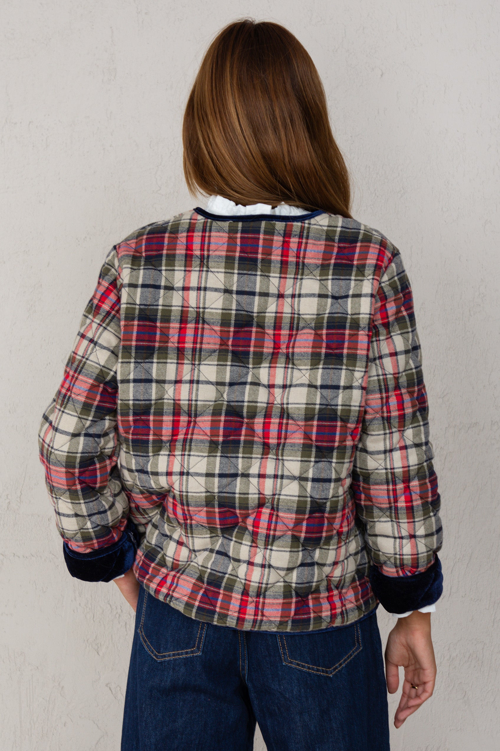VESTE DANIELA // PLAIDS ÉCOSSAIS