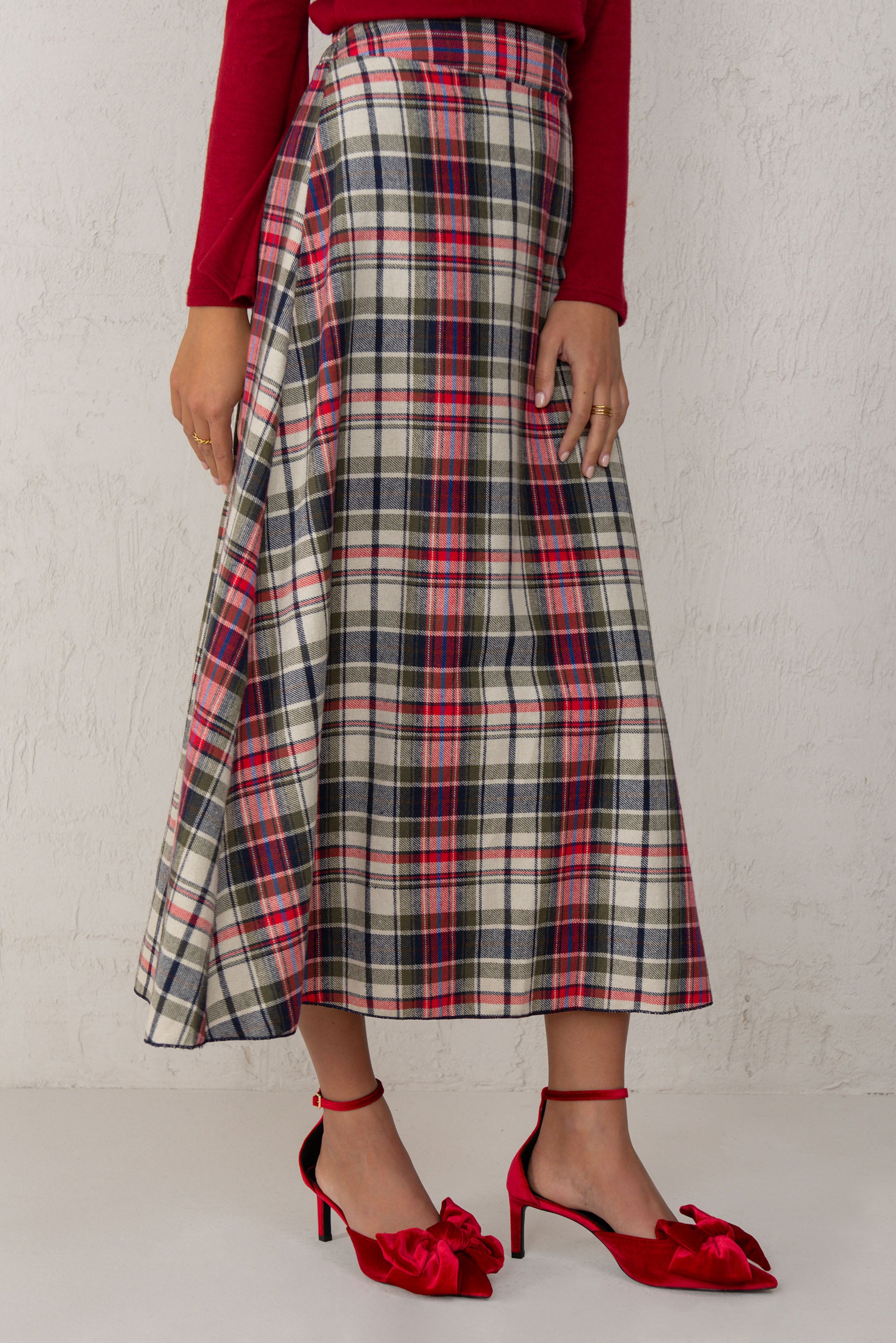 FALDA CARLA // CUADROS ESCOCESES