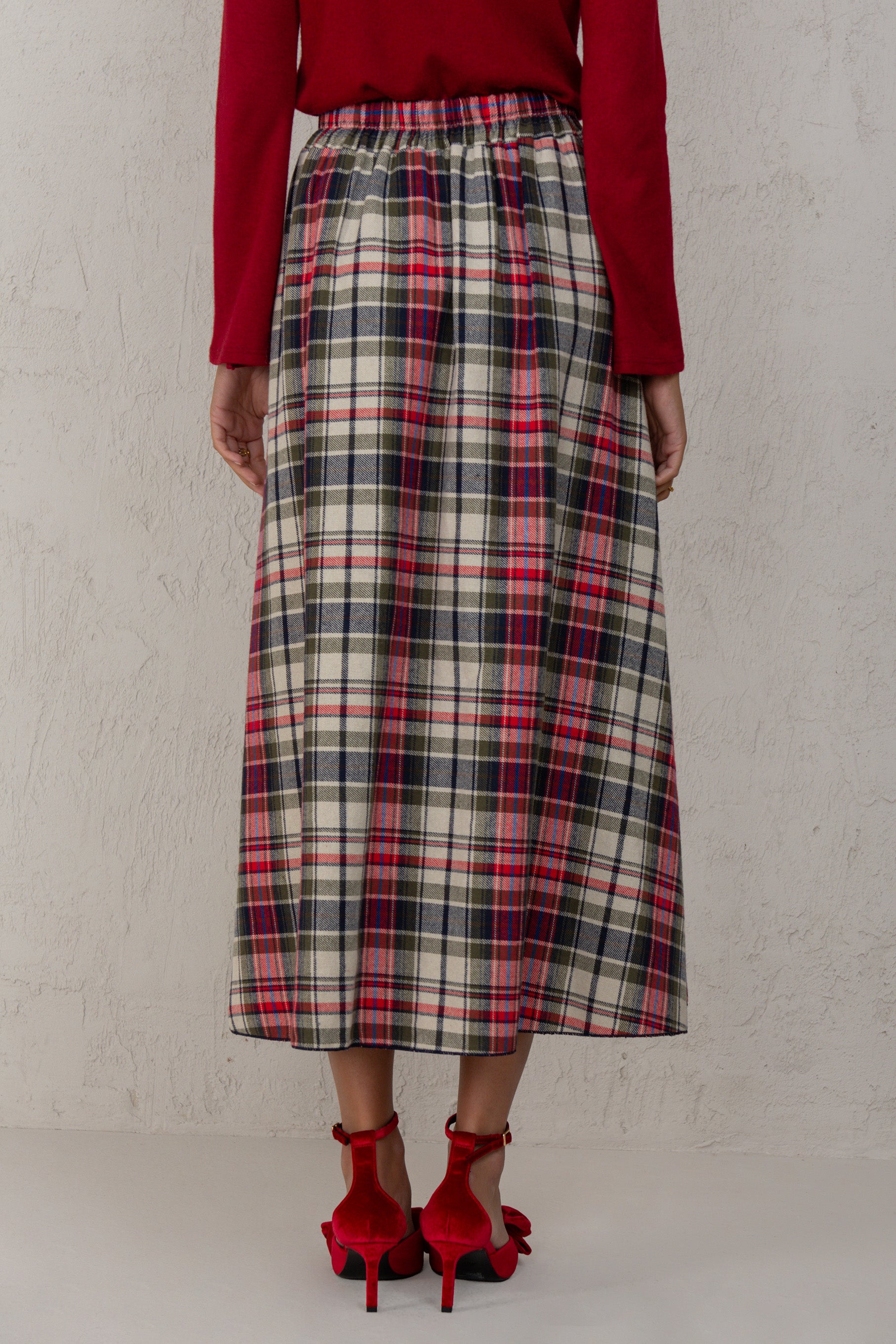 FALDA CARLA // CUADROS ESCOCESES