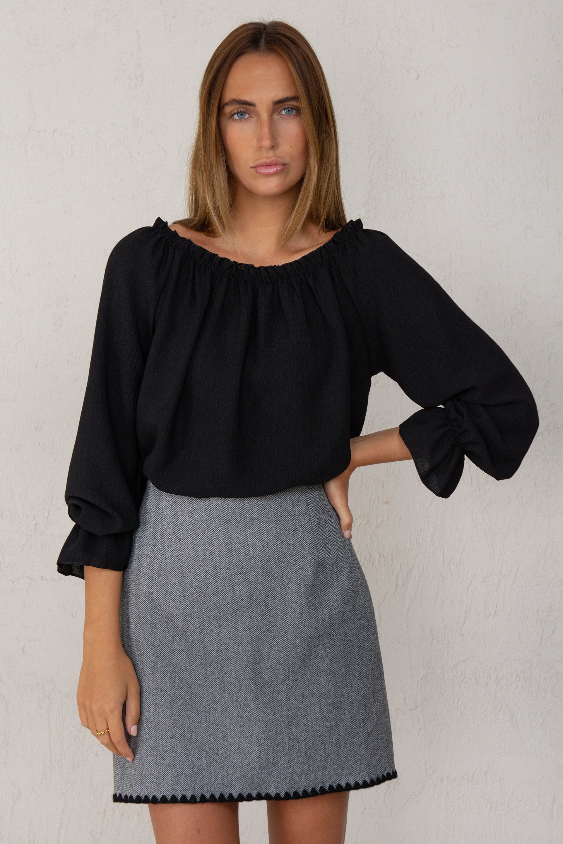 CAMISA ALMUDENA // NEGRO