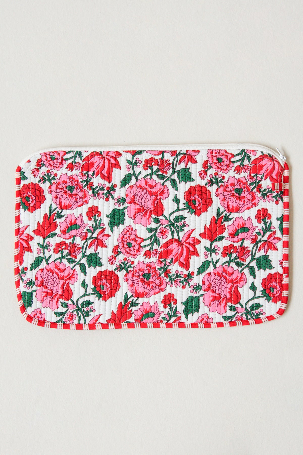 FUNDA ORDENADOR // FLORES ROJO