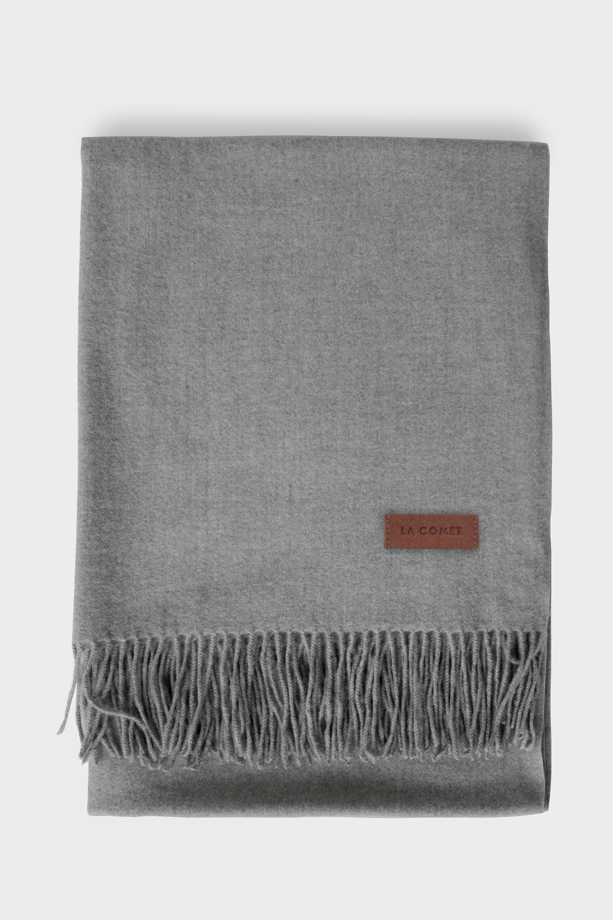 CASHMERE FOULARD // MEDIUM GRAY