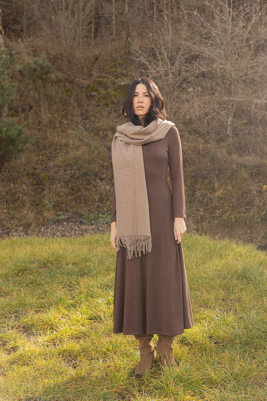 FOULARD CASHMERE // MARRÓN