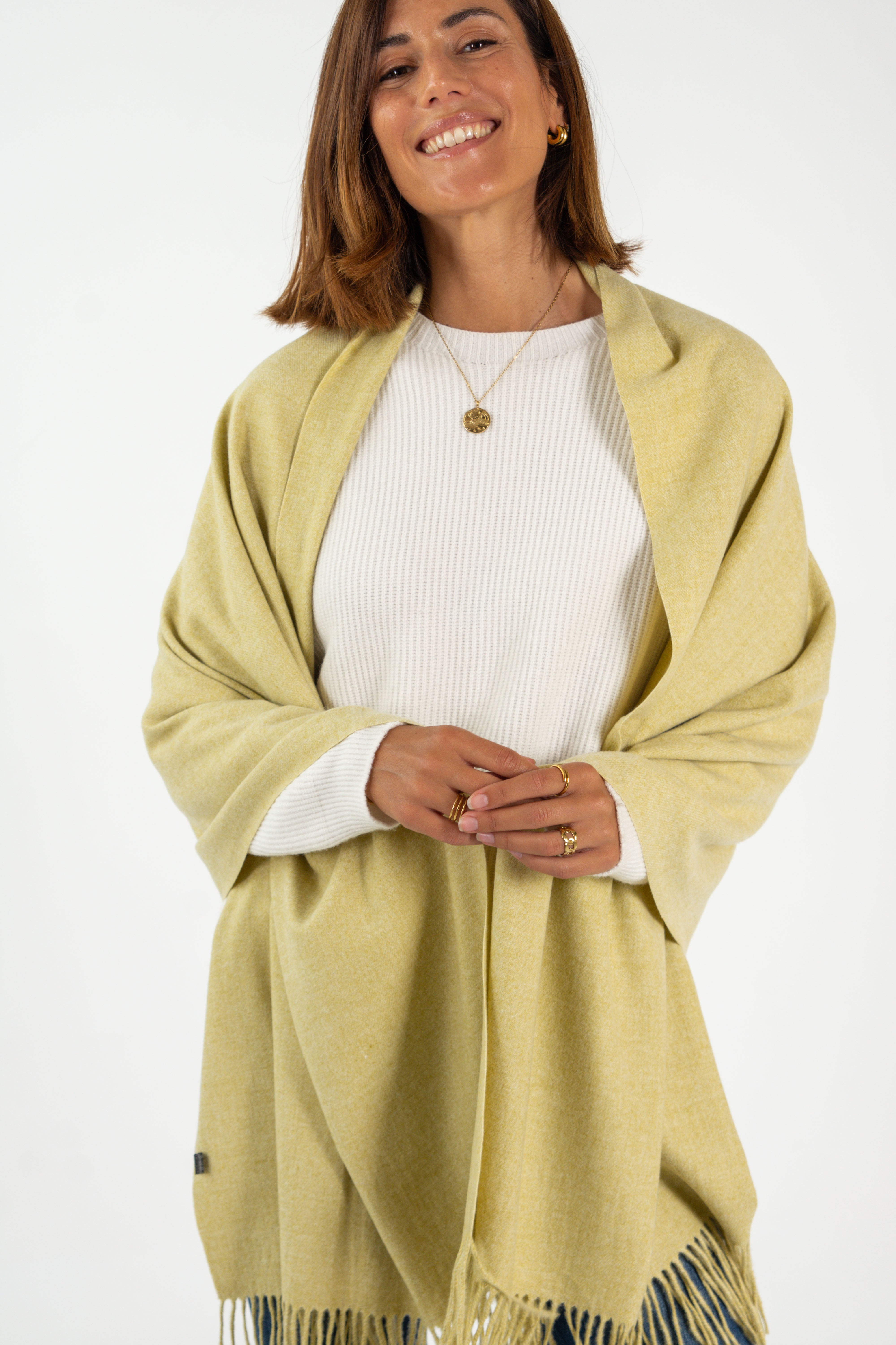 CASHMERE SCARF // PISTACHIO