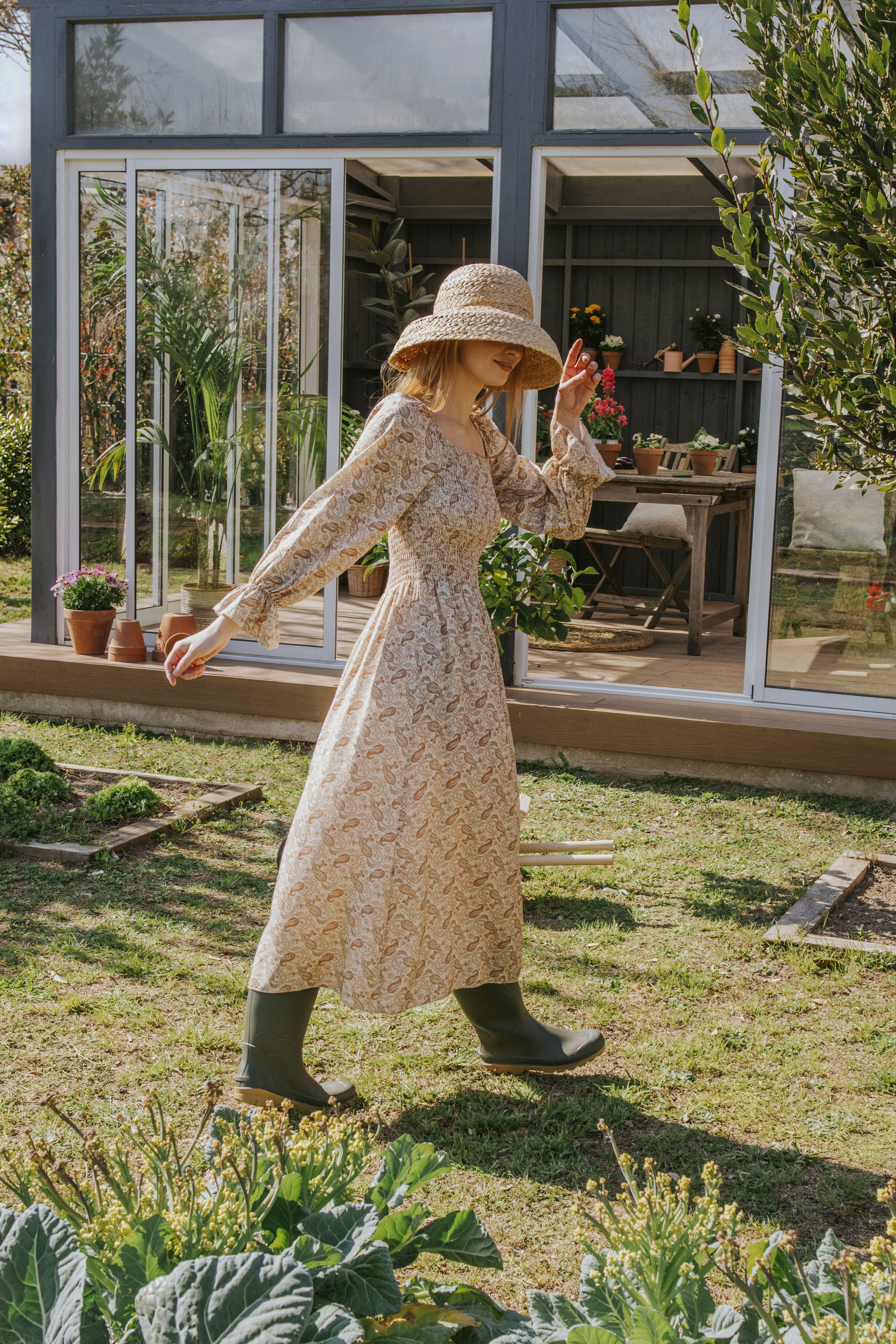 VESTIDO ALICIA // PAISLEY TEJA