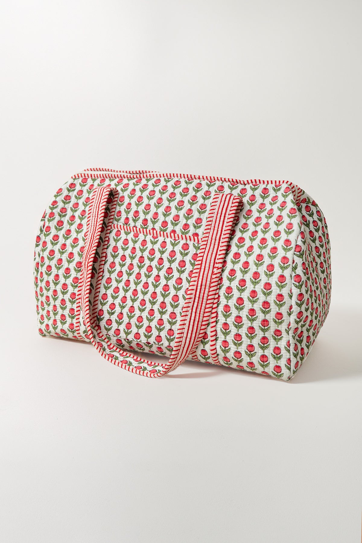 BOLSO DEPORTE // FLORES MINI ROJO