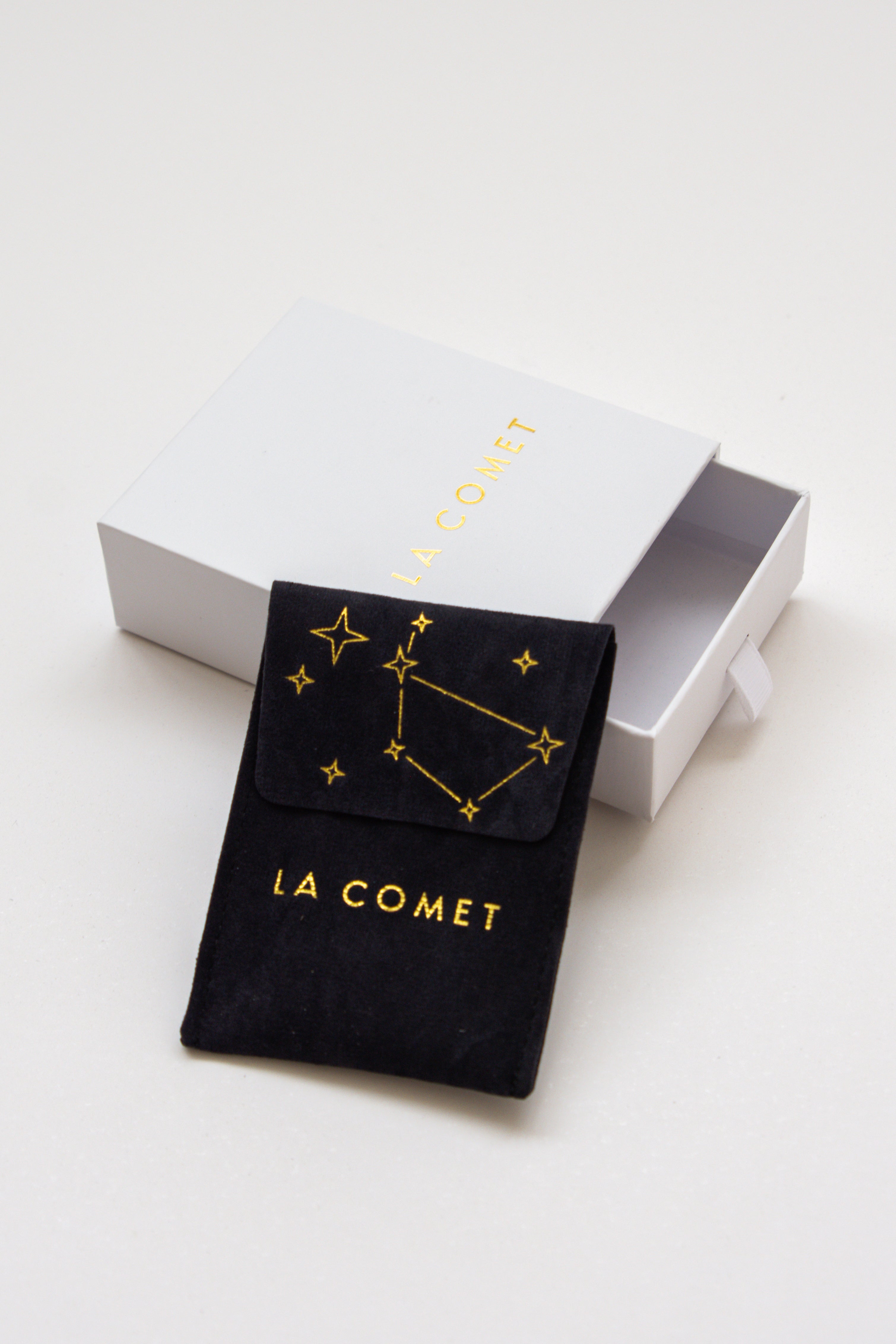 LARGE FLAT DROP EARRINGS // GOLD