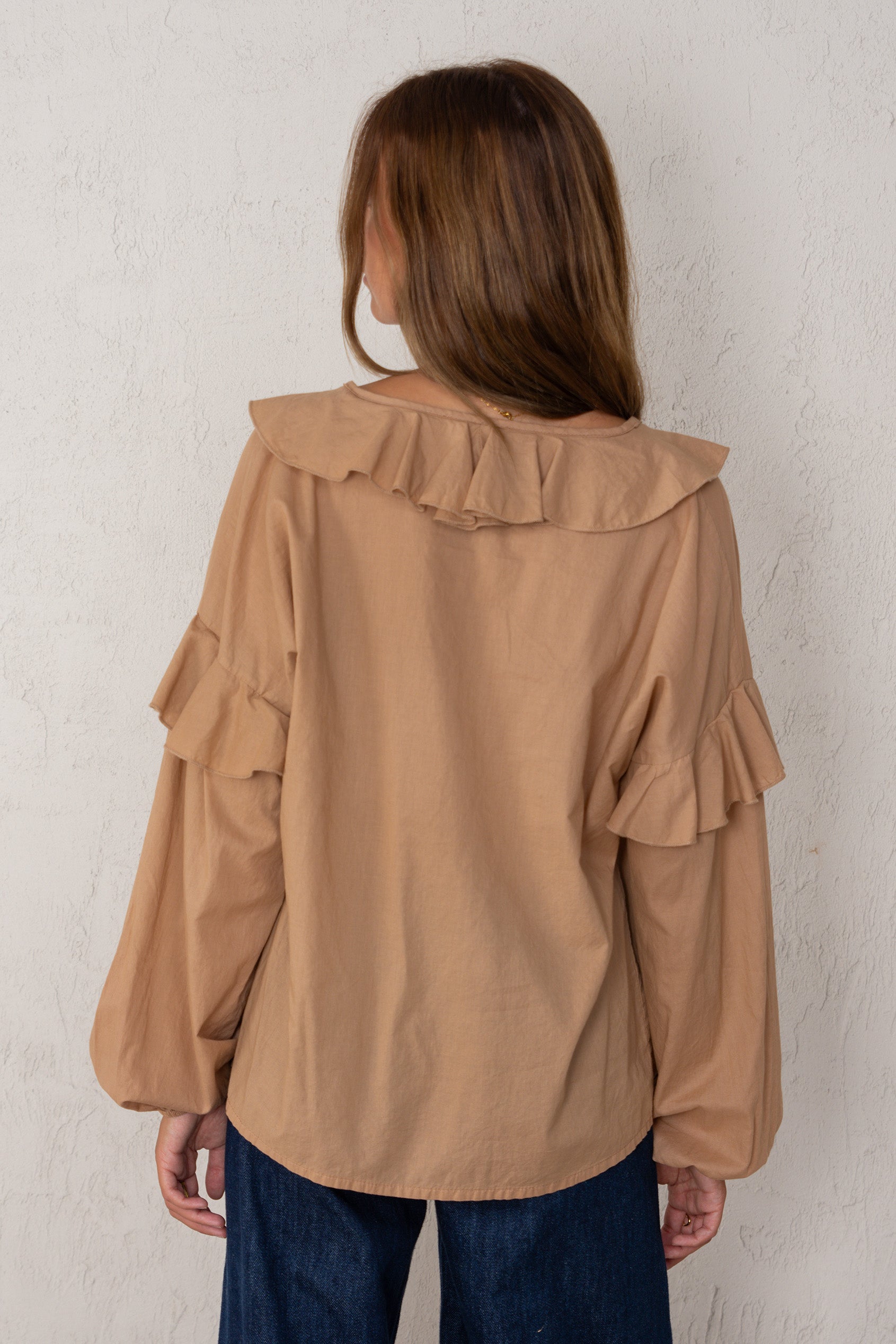 CAMISA AMELIA // TEJA CLARO