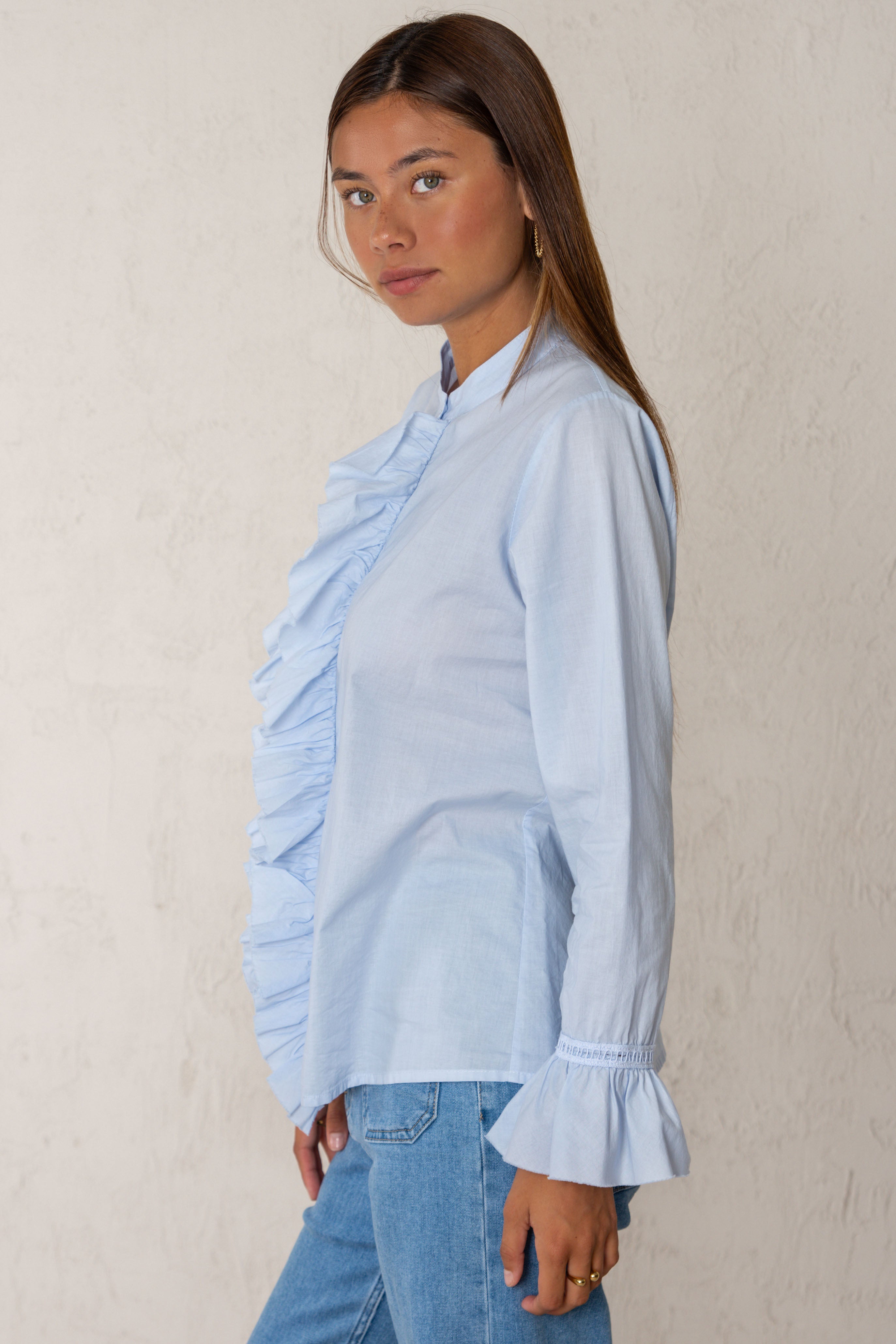 CAMISA AURORA // AZUL CIELO