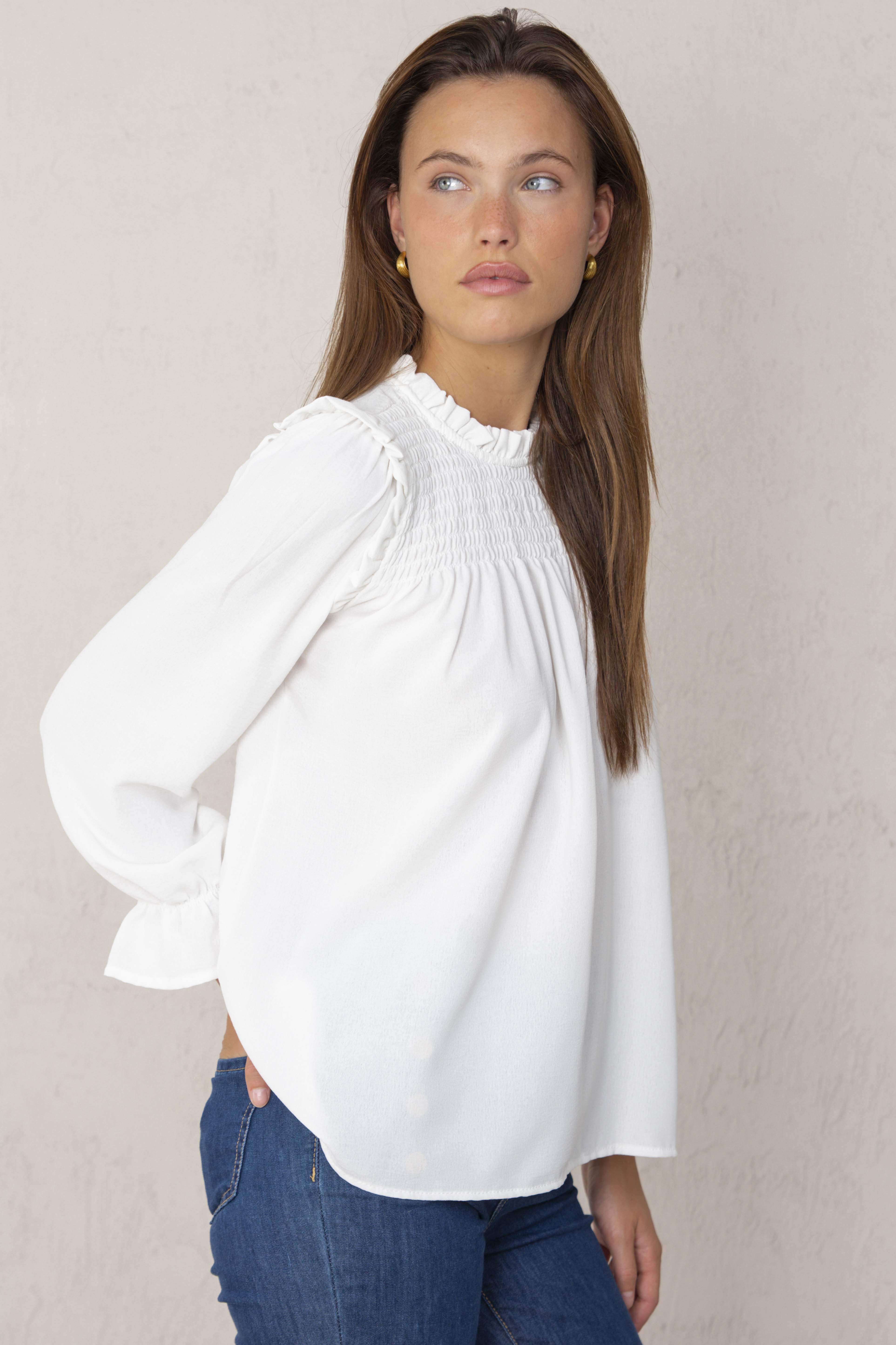 CAMISA BETTINA // BLANCO