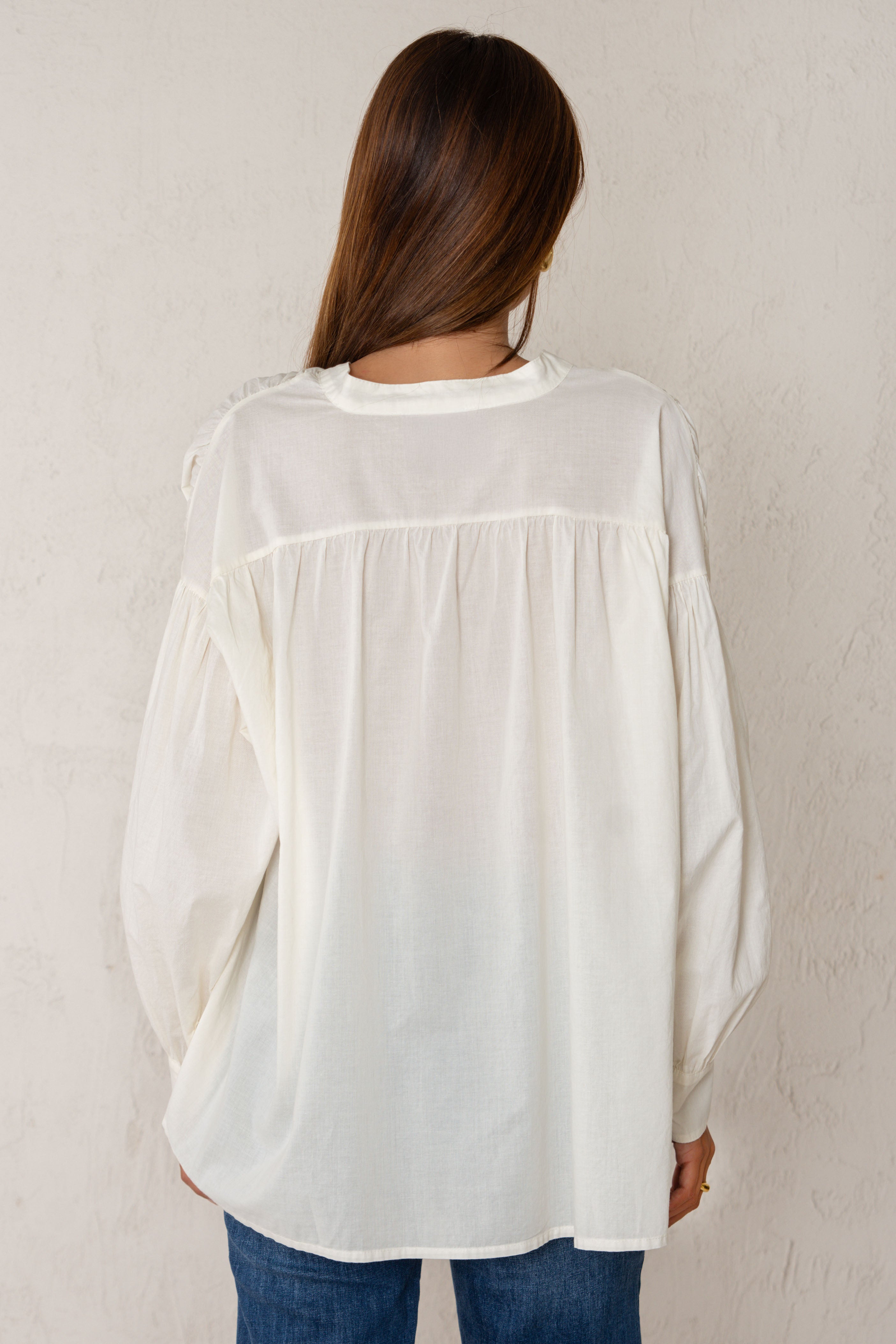 BRUNELLA SHIRT // ECRU