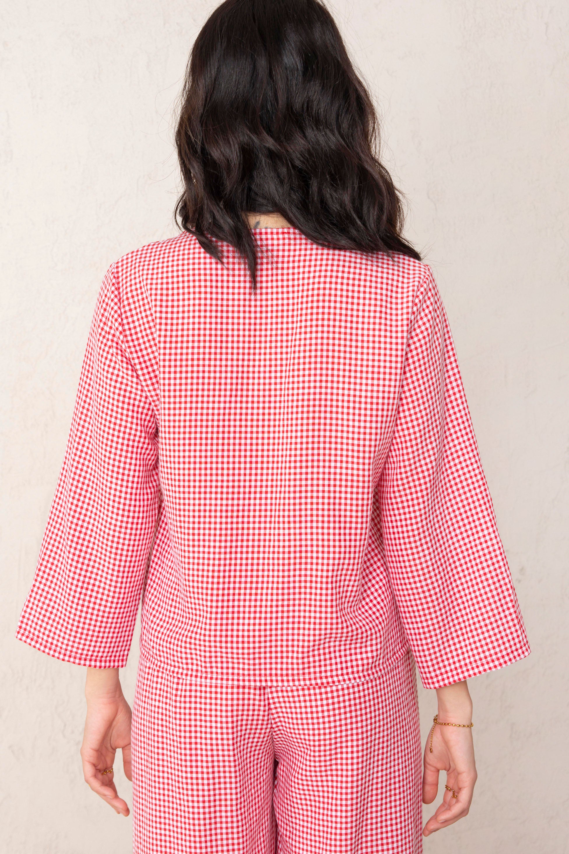 CAMISA ELENA // VICHÍ ROJO