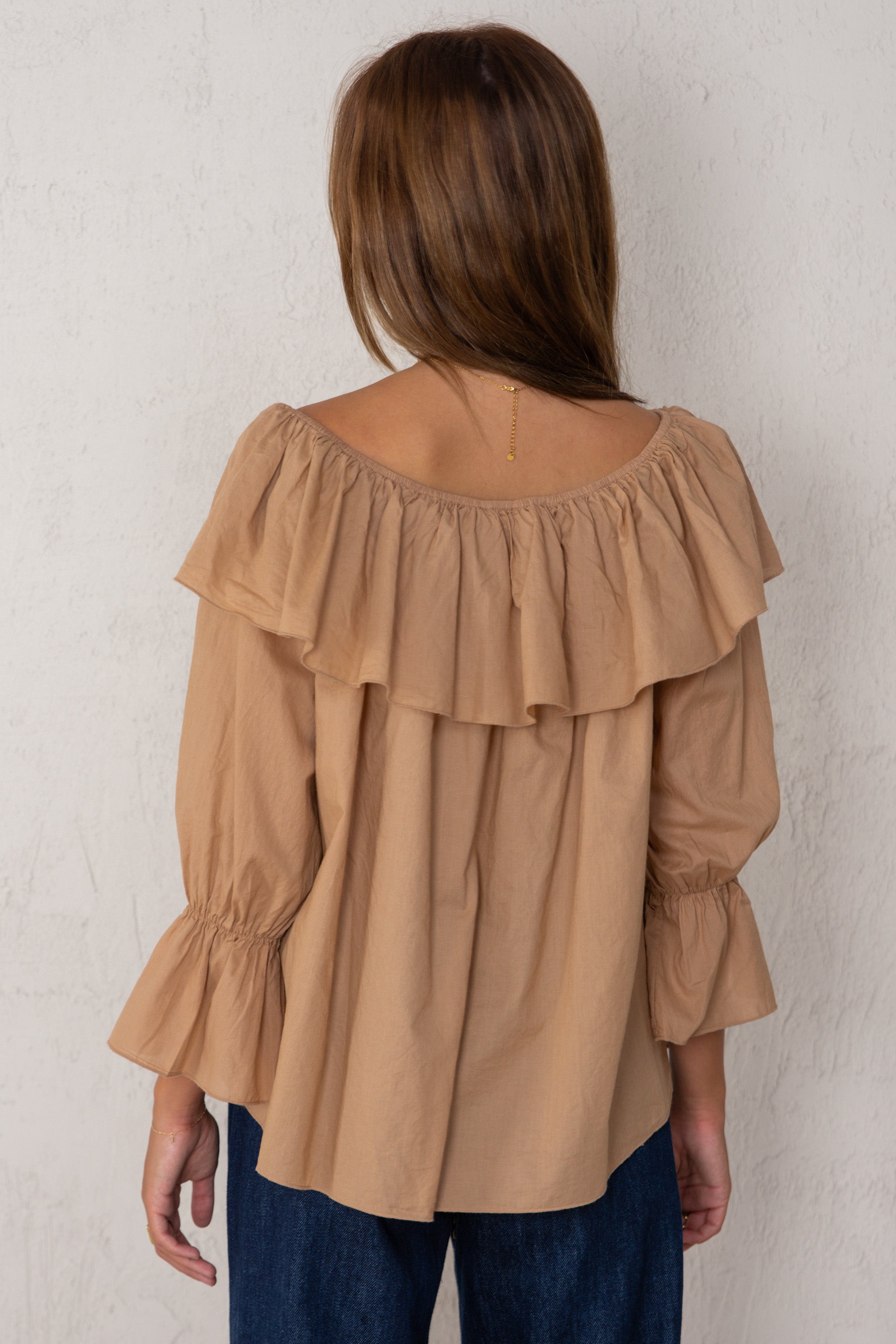 CAMISA OLIMPIA // TEJA CLARO