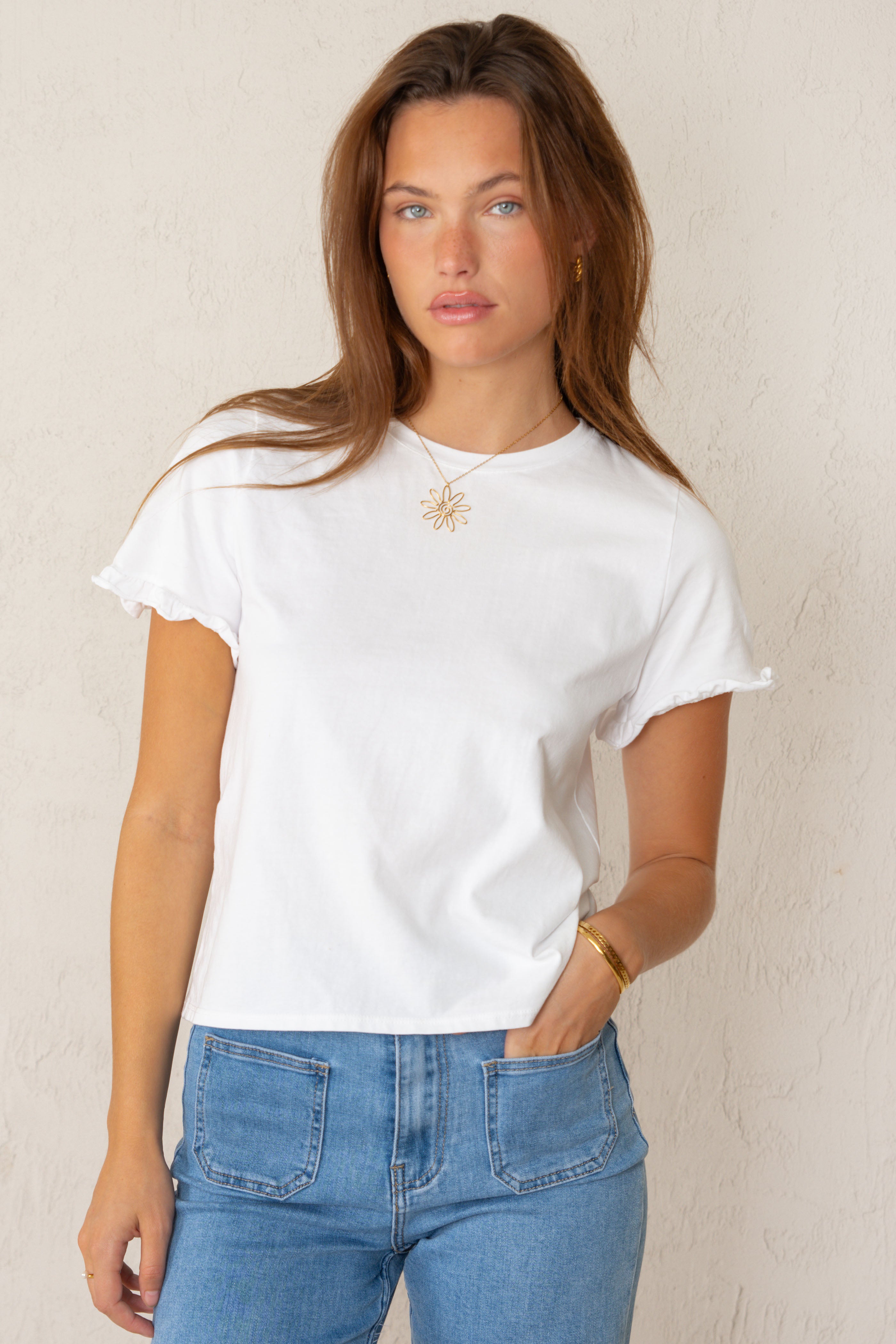 CAMISETA VALENTINA // BLANCO