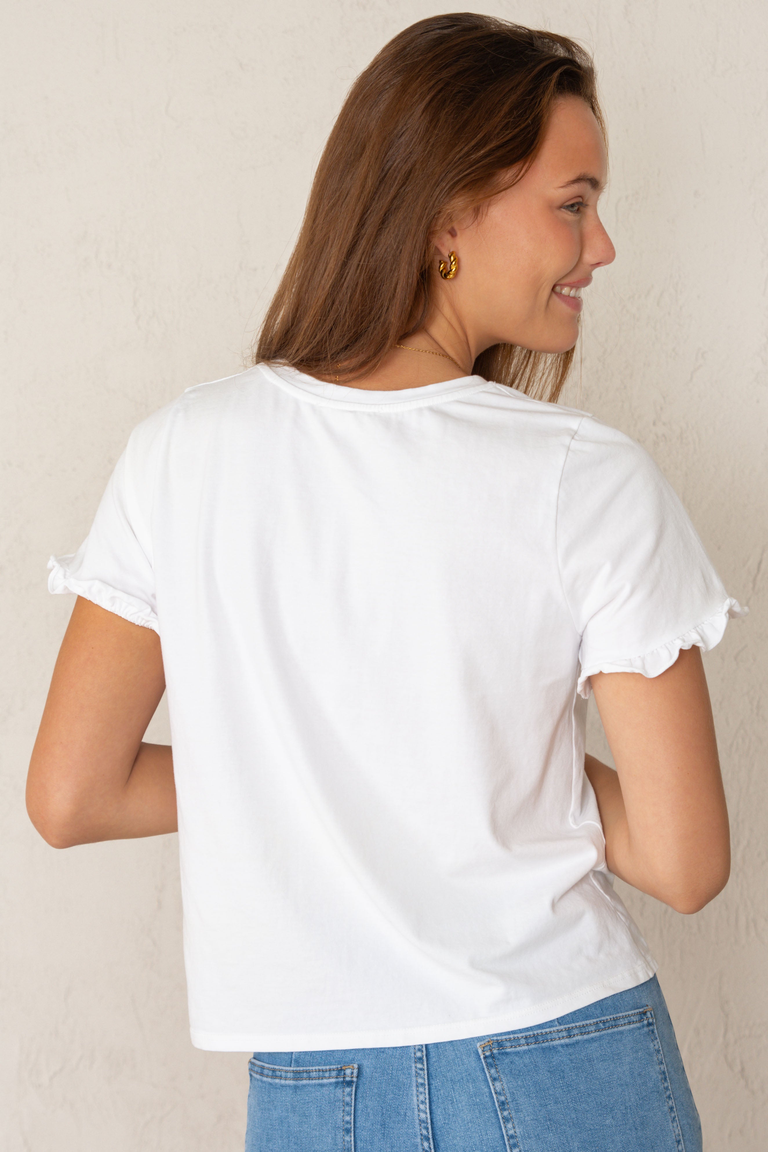 CAMISETA VALENTINA // BLANCO