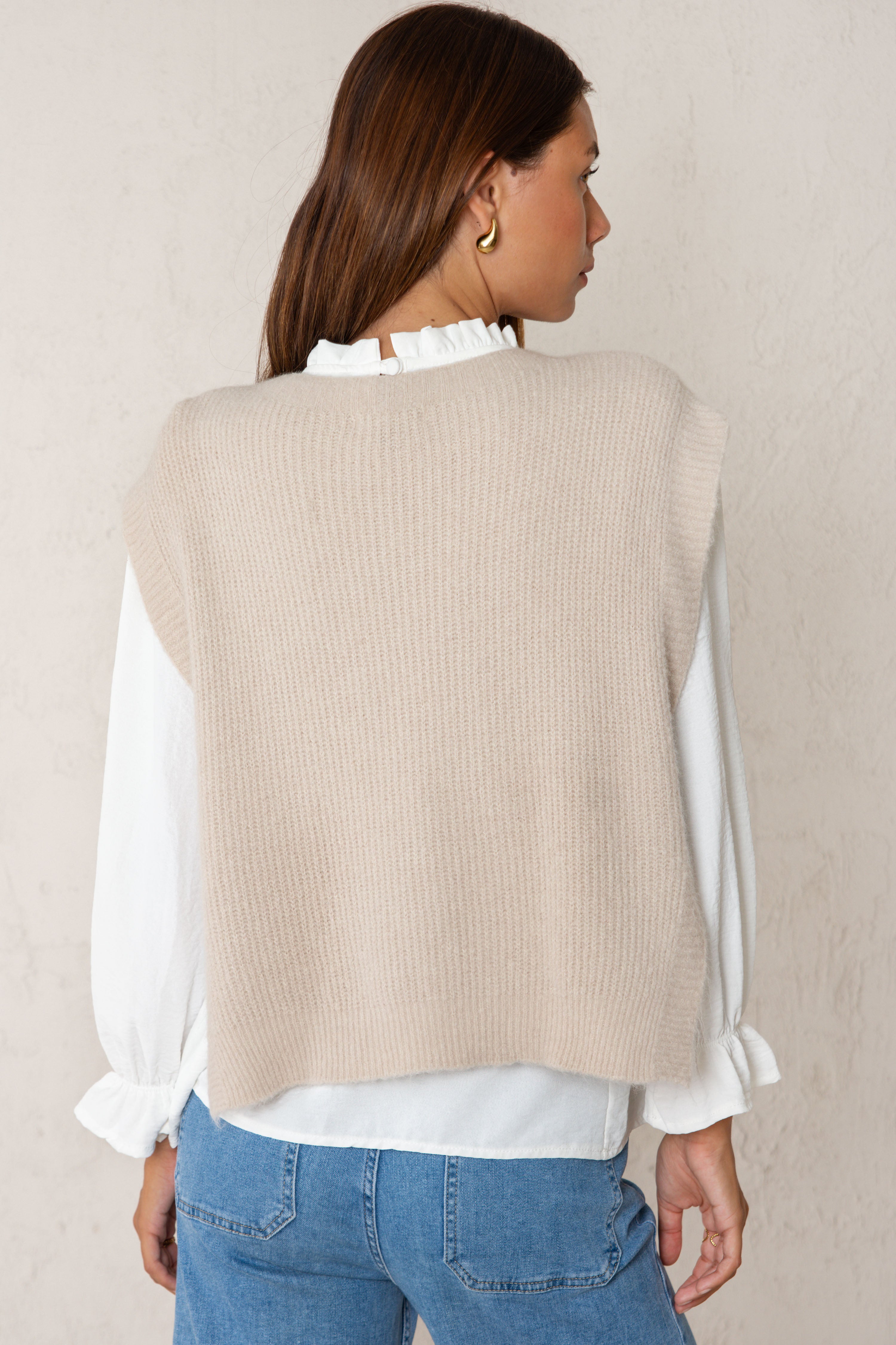 CHALECO ELI // BEIGE