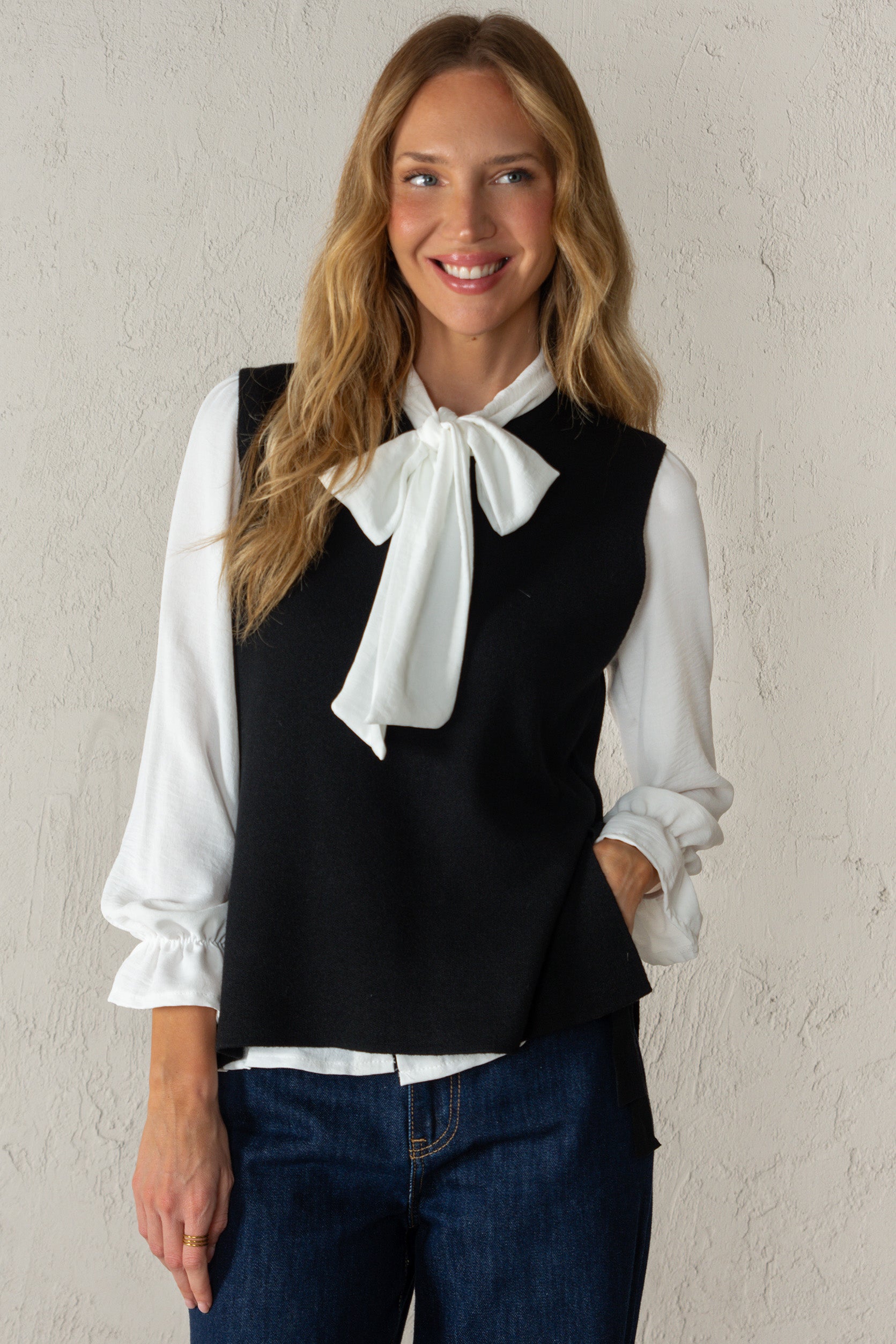 CHALECO JULIETA // NEGRO