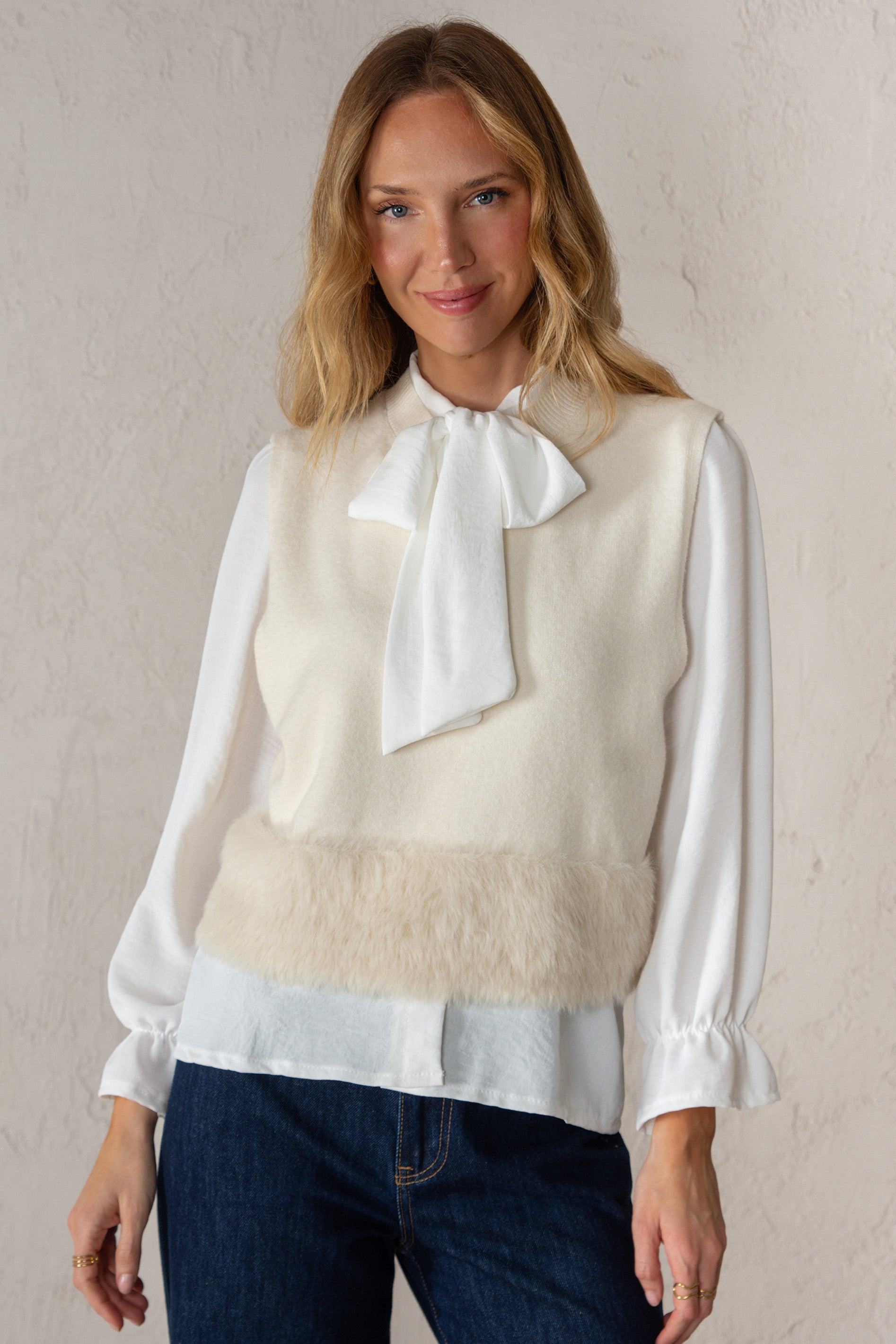 CHALECO AZUCENA // CRUDO