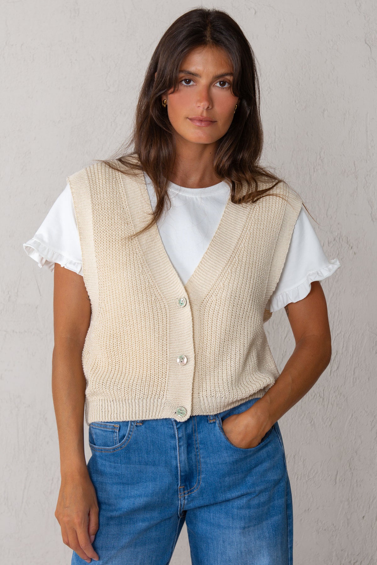 VEST CLAUDIA // BEIGE
