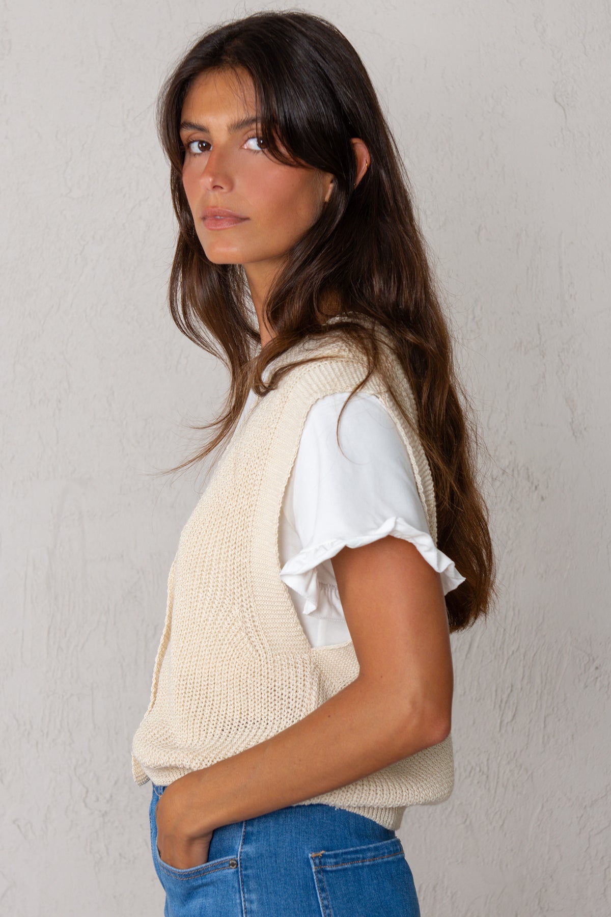 VEST CLAUDIA // BEIGE