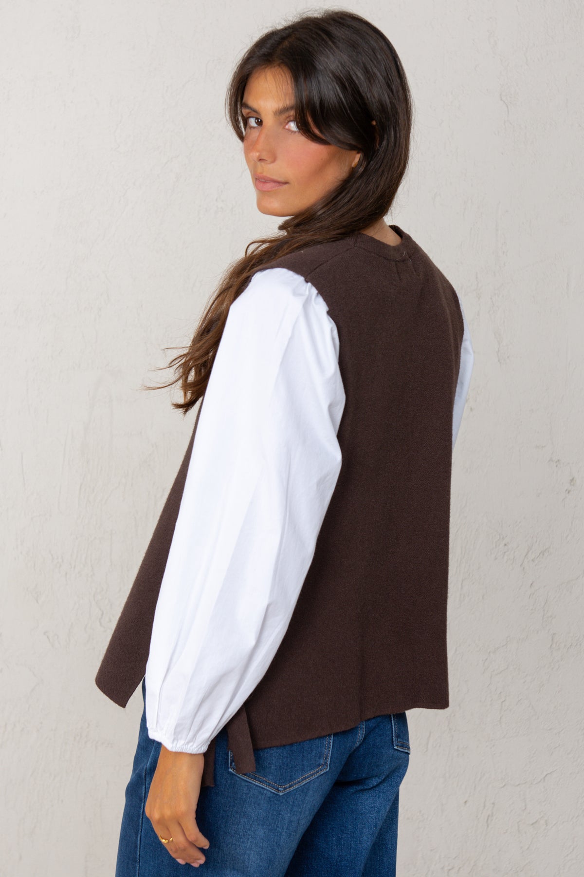 JULIET VEST // BROWN