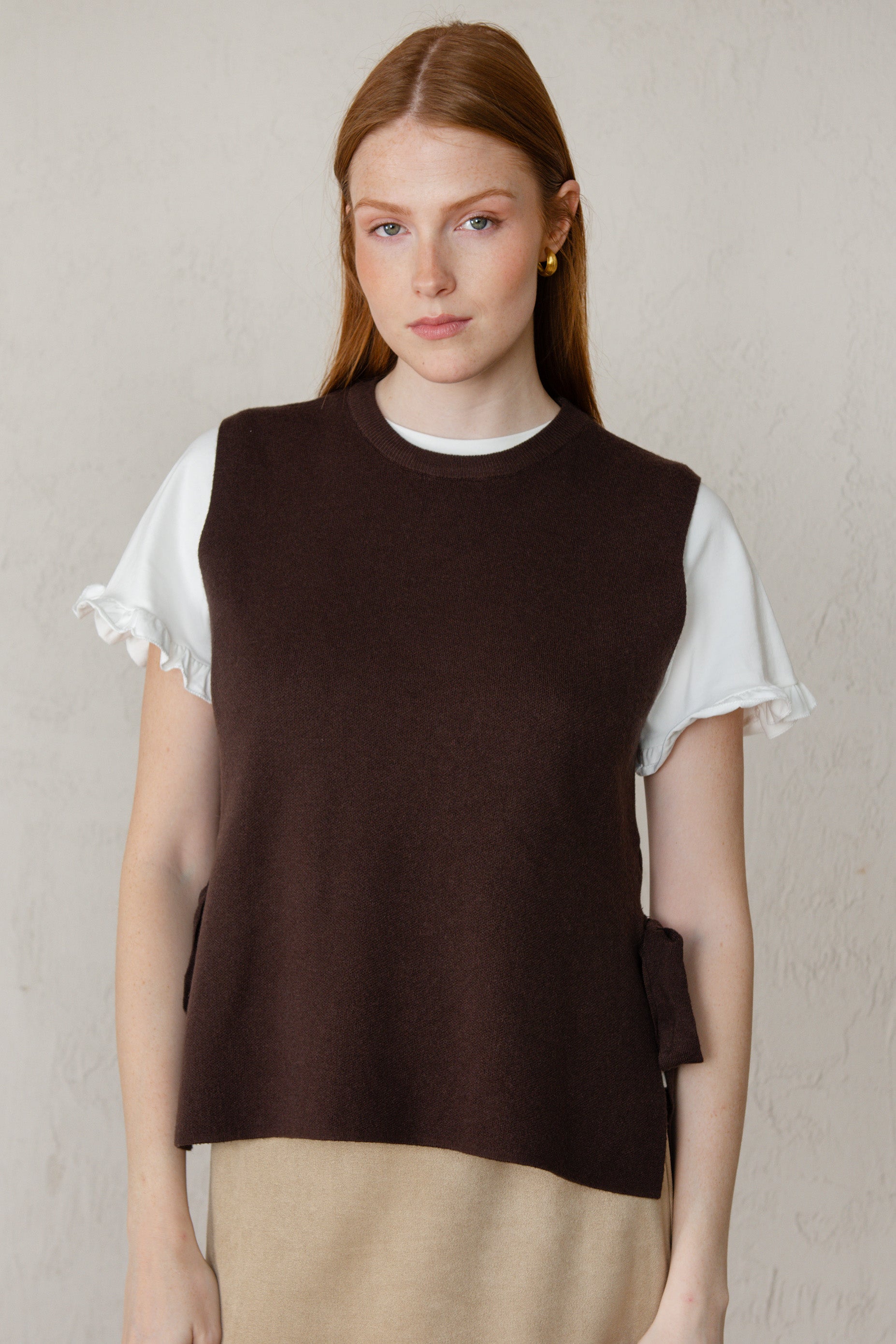 CHALECO JULIETA // MARRÓN