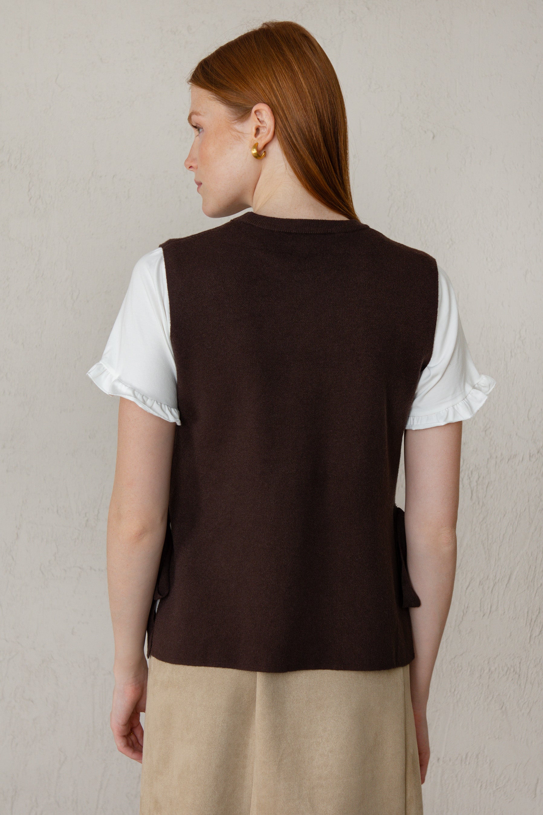 CHALECO JULIETA // MARRÓN