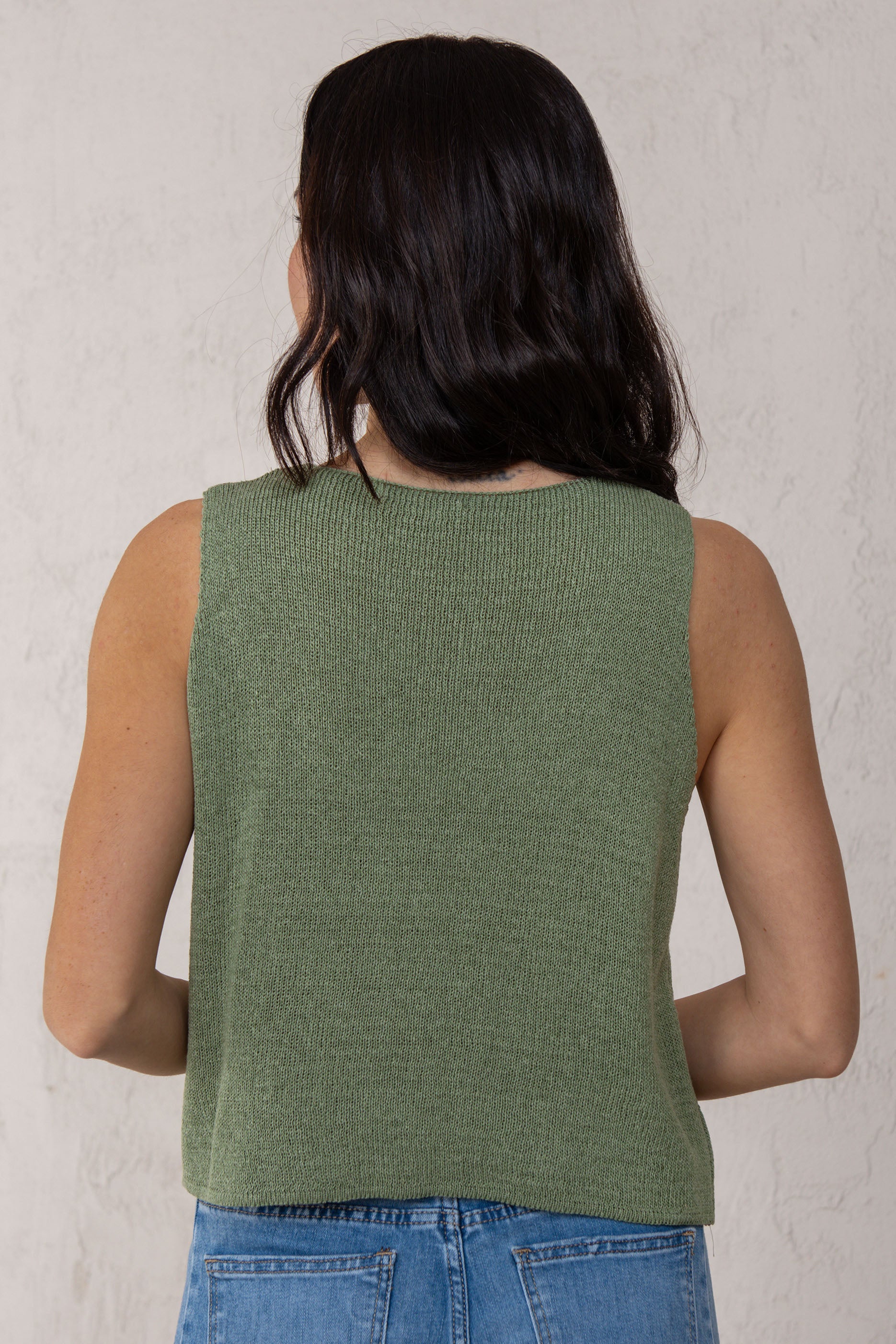 MARIA VEST // GREEN