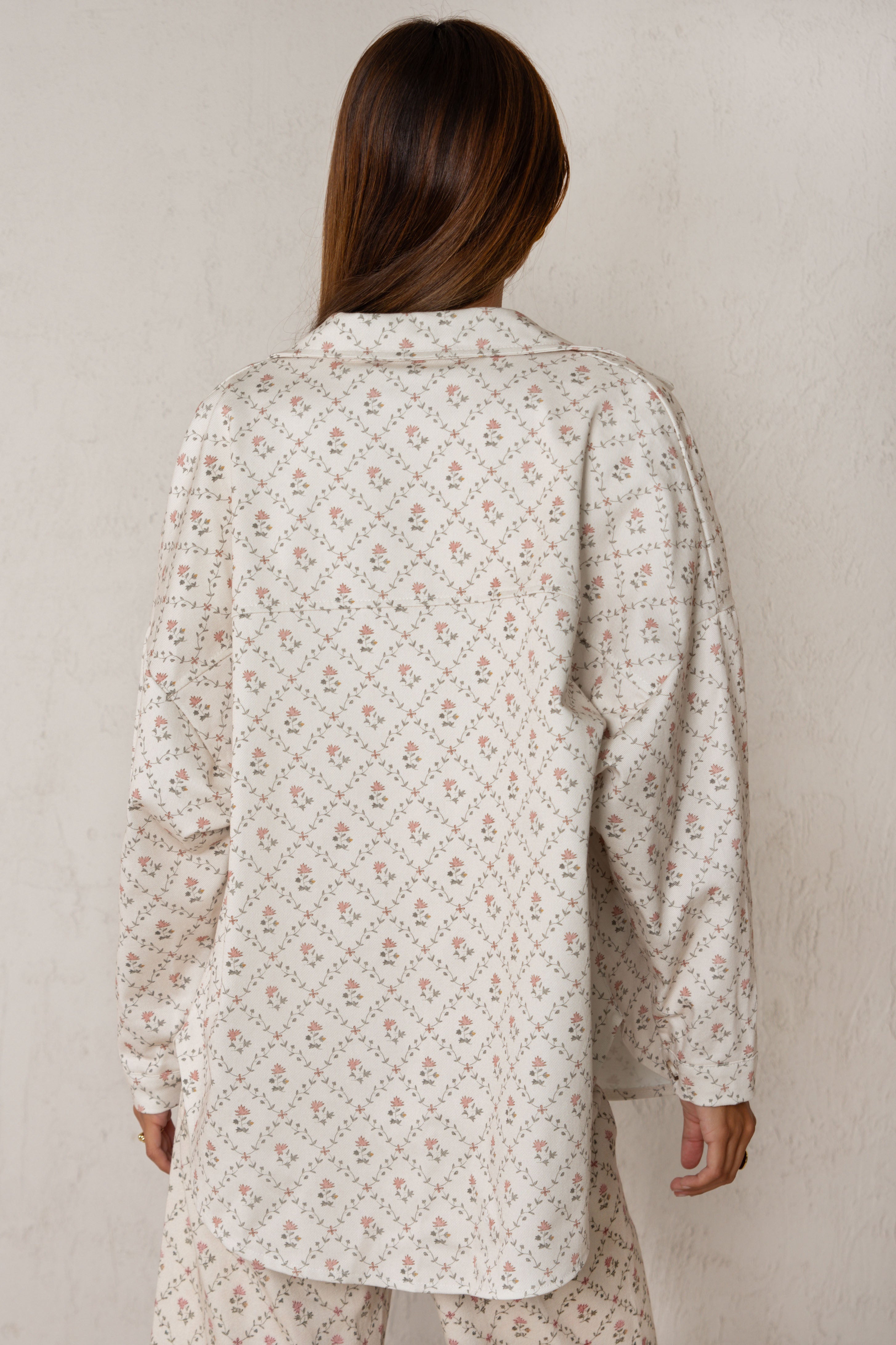 CELIA JACKET // PINK FLOWERS