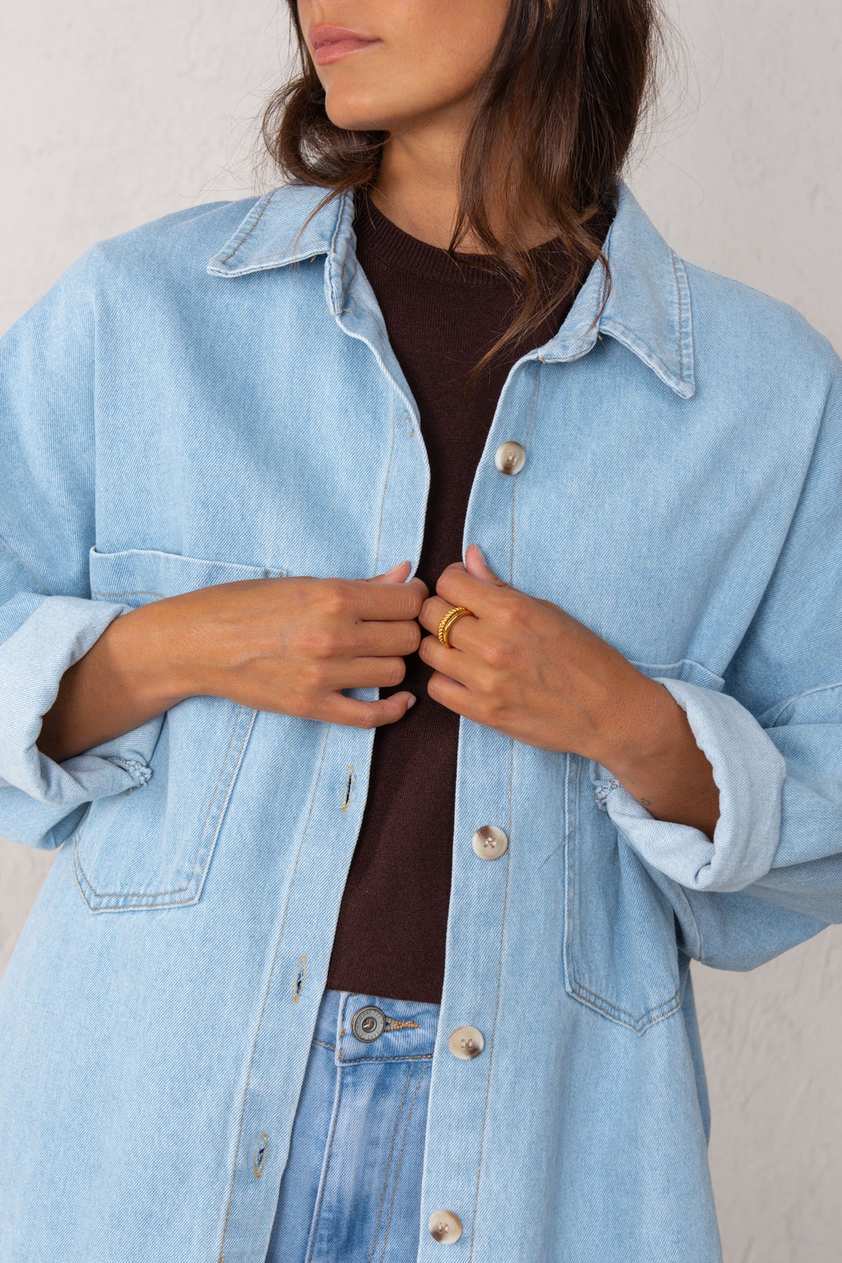 CELIA JACKET // LIGHT DENIM