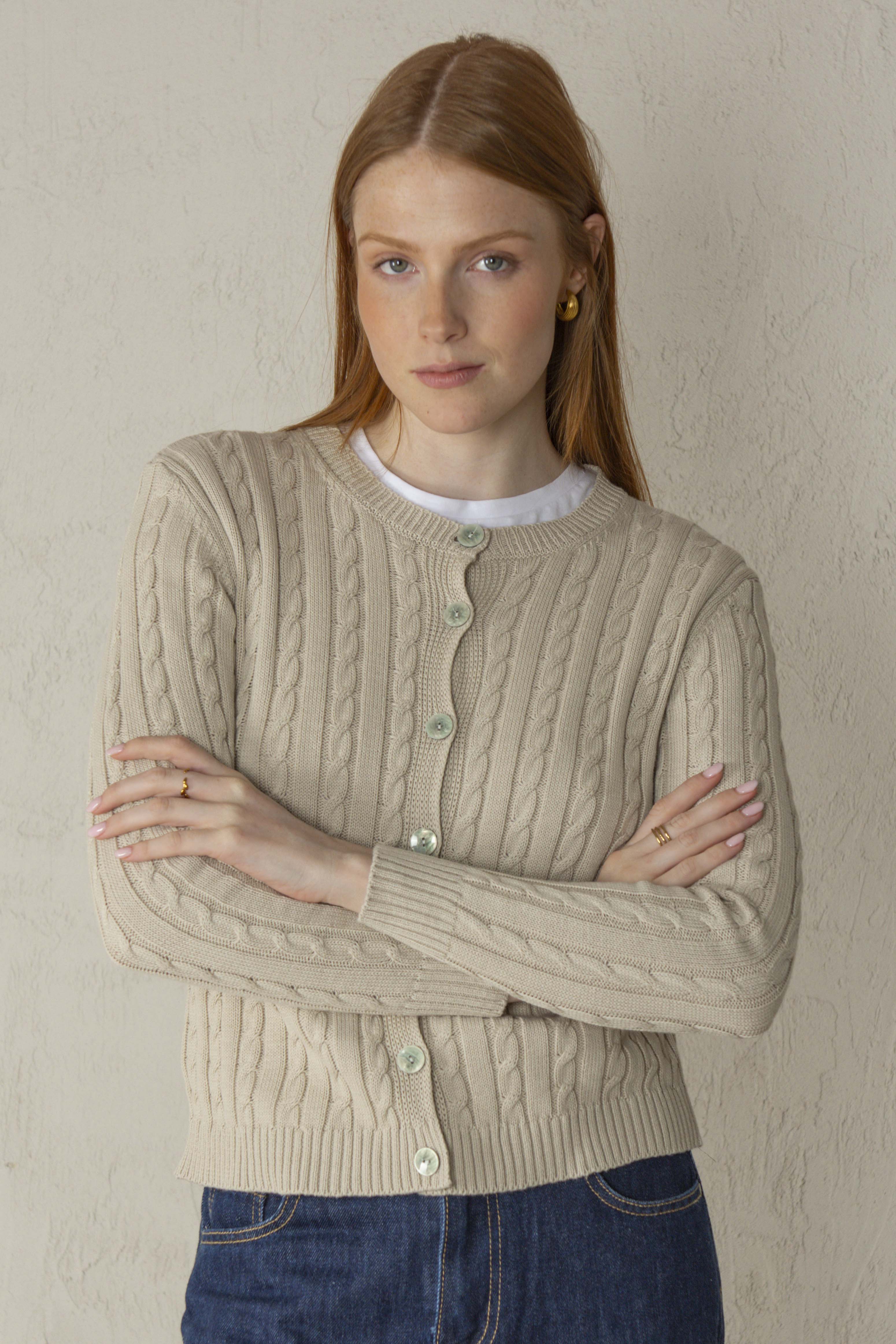 CHAQUETA INÉS // BEIGE