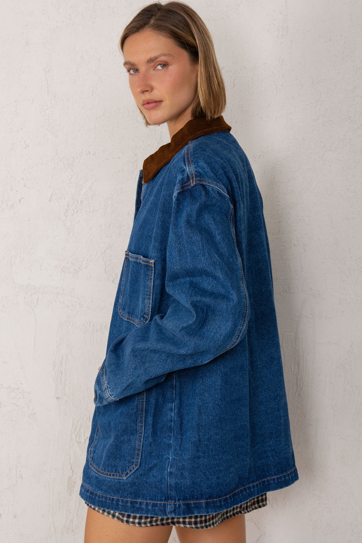 VESTE PAULA // DENIM FONCÉ