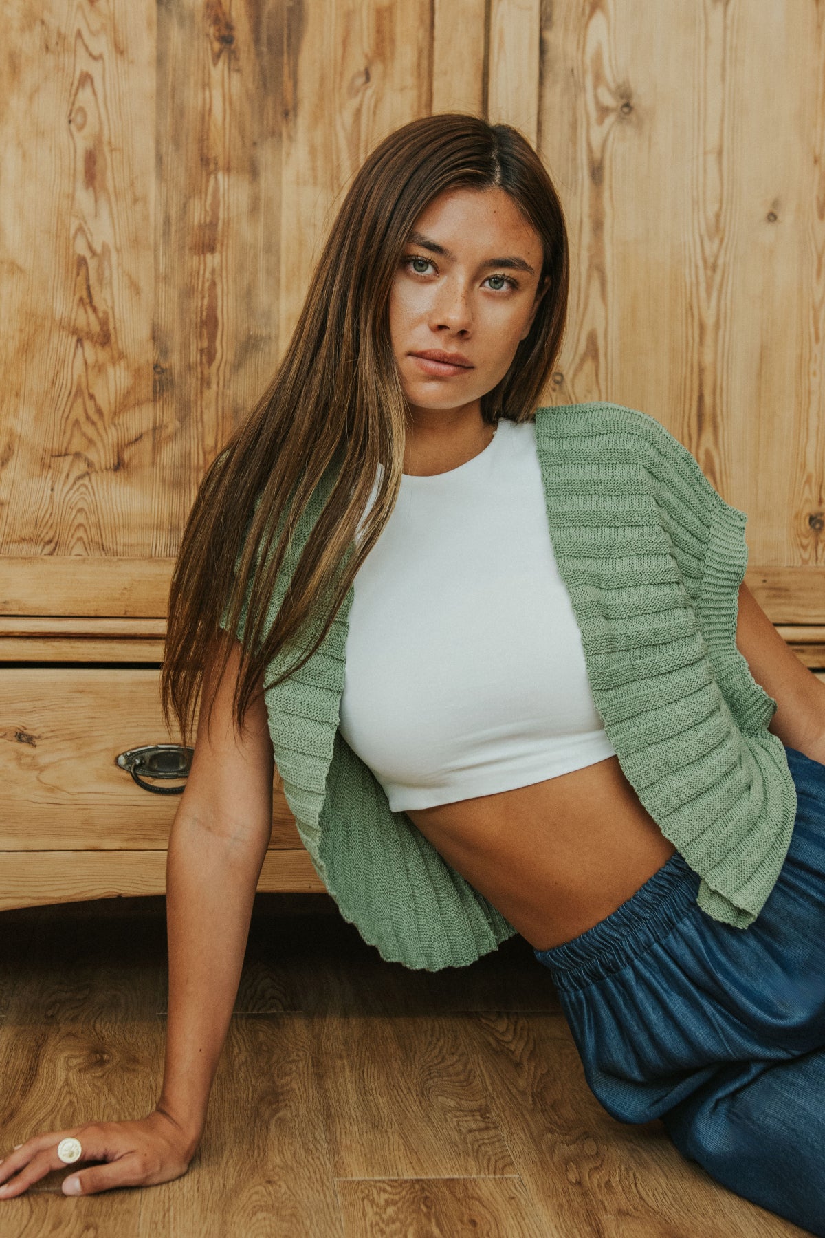 CHAQUETA GABRIELA // VERDE // ON DEMAND